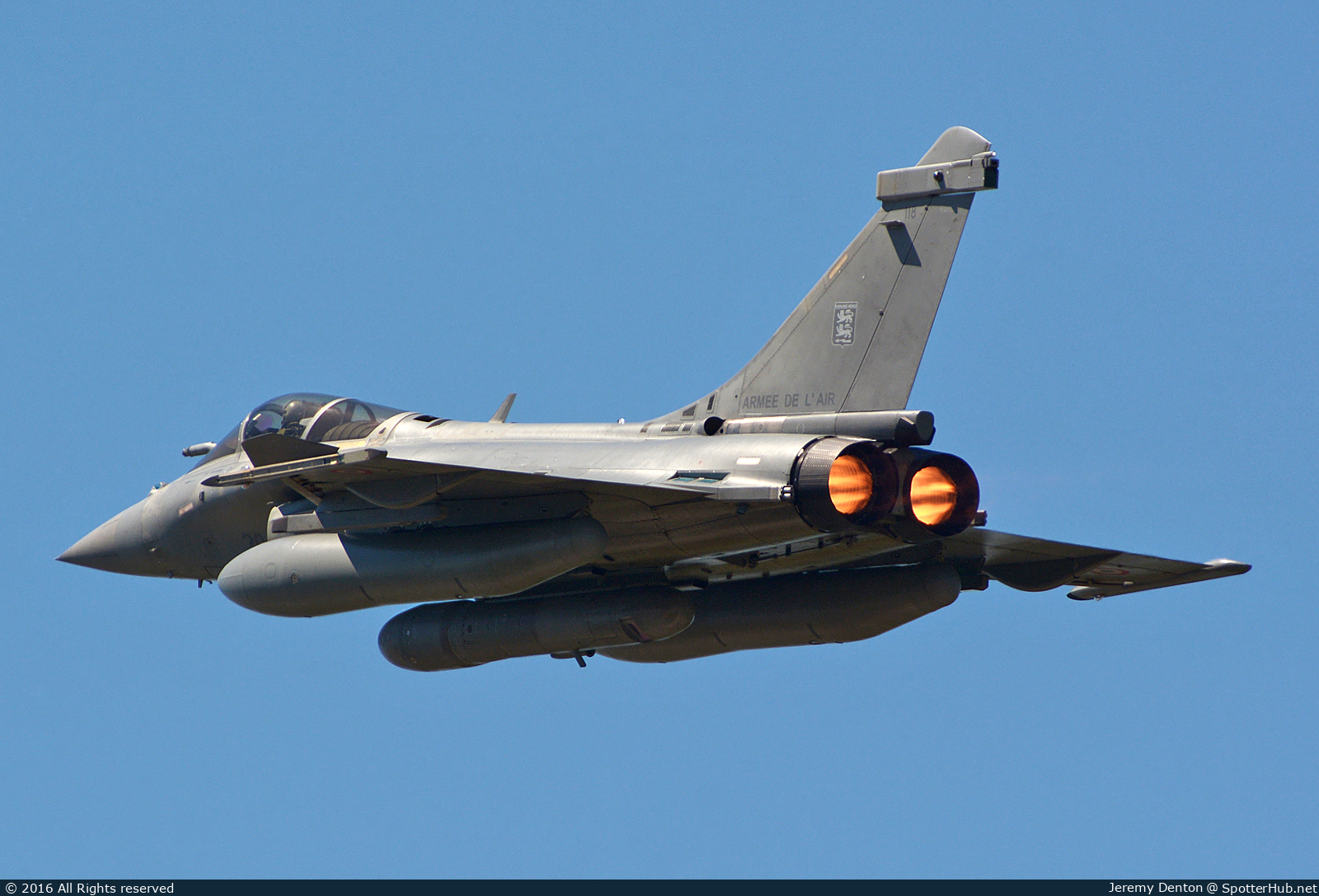 Photo of 118 - Dassault Rafale C operated by French Air Force