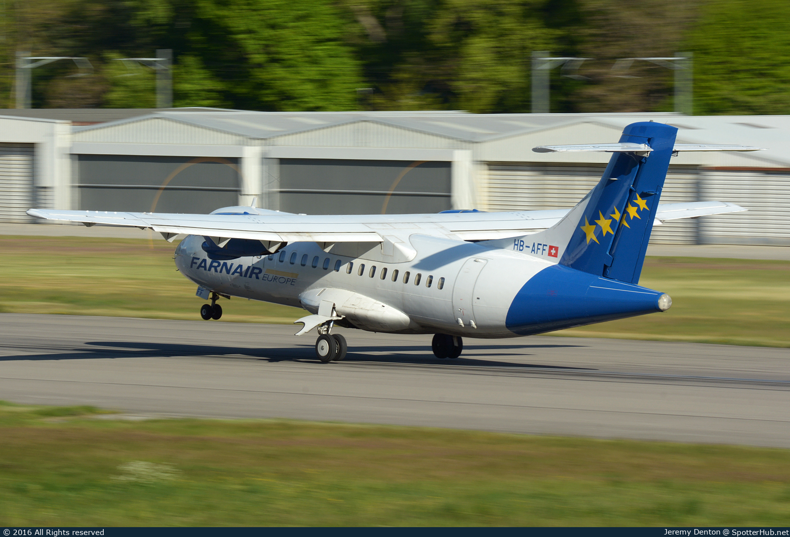 Photo of HB-AFF - ATR 42-320 operated by Farnair Switzerland