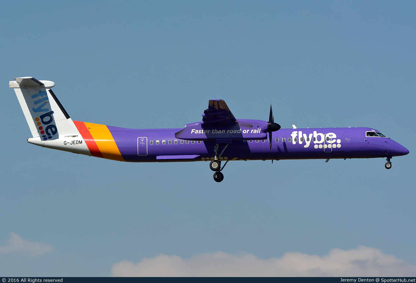 Photo of G-JEDM - Bombardier DHC-8-402 Dash 8 Q400 operated by flybe