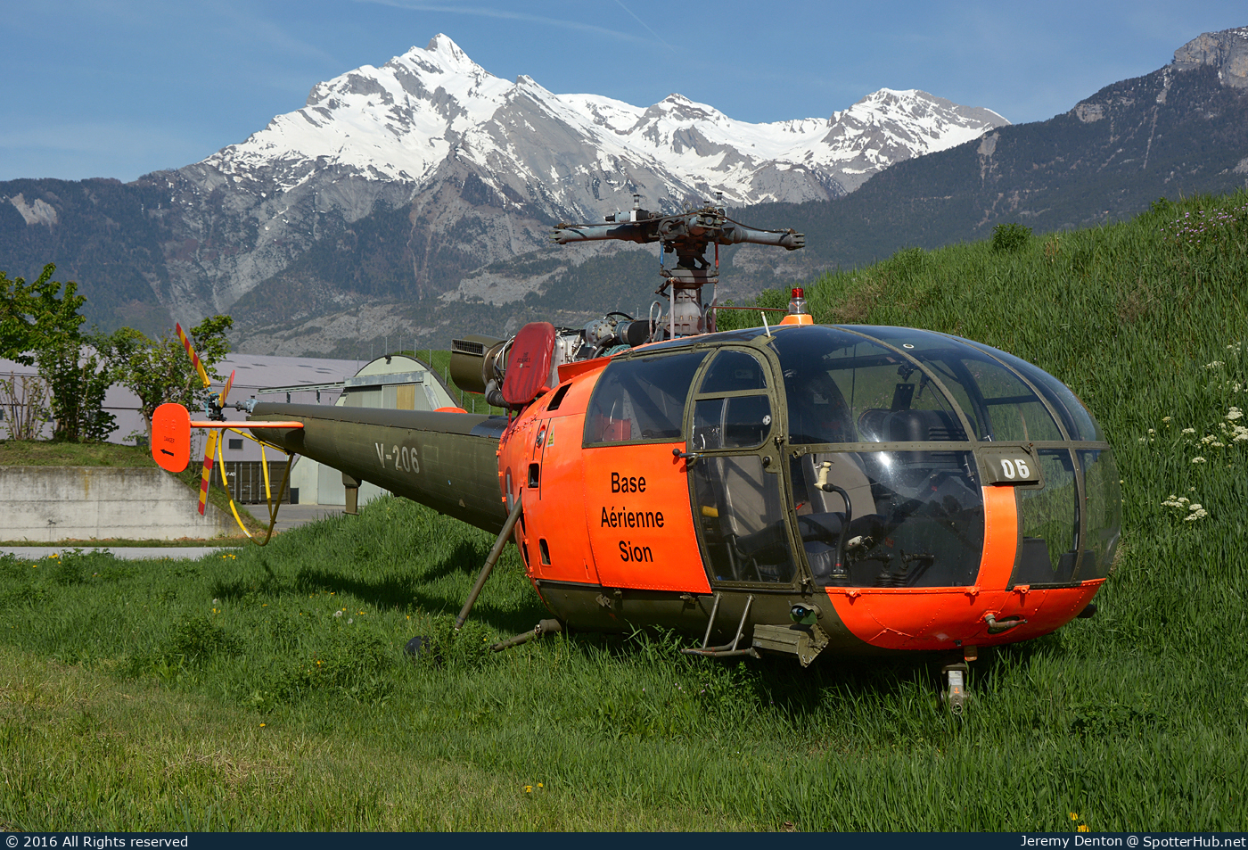 Photo of V-206 - Aérospatiale SA316B Alouette III operated by Swiss Air Force