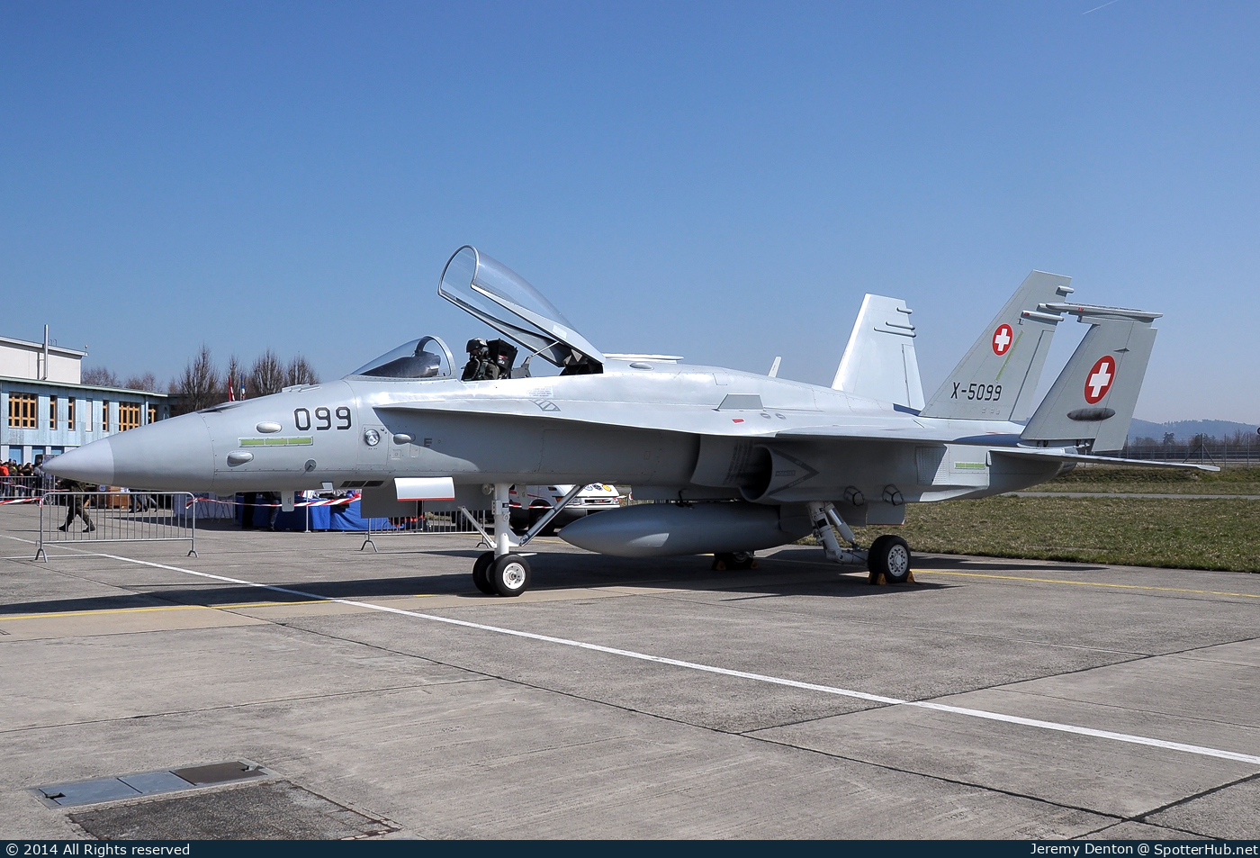 Photo of X-5099 - McDonnell Douglas F/A-18C Hornet [Mockup] operated by Swiss Air Force