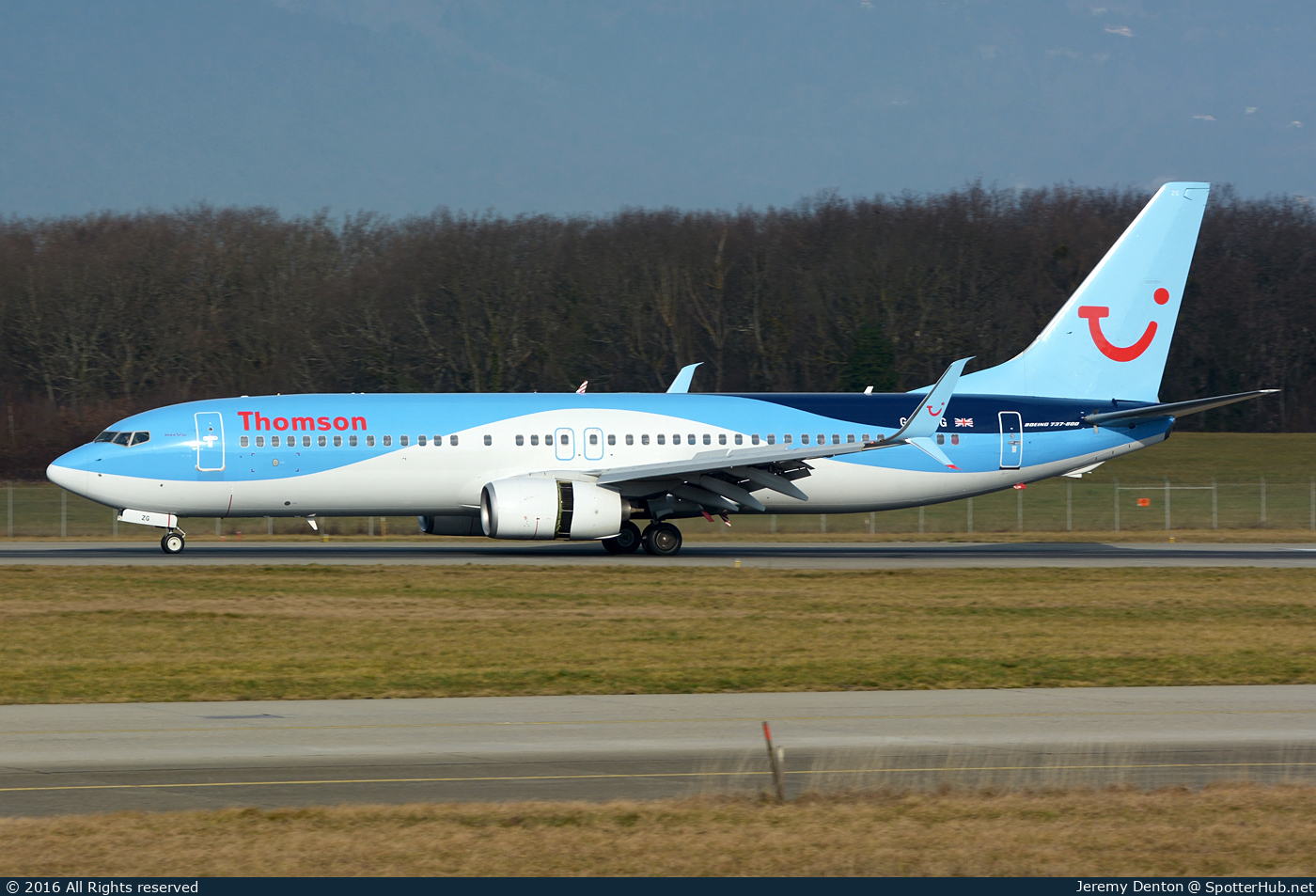 Photo of G-FDZG - Boeing 737-8K5 operated by Thomson Airways