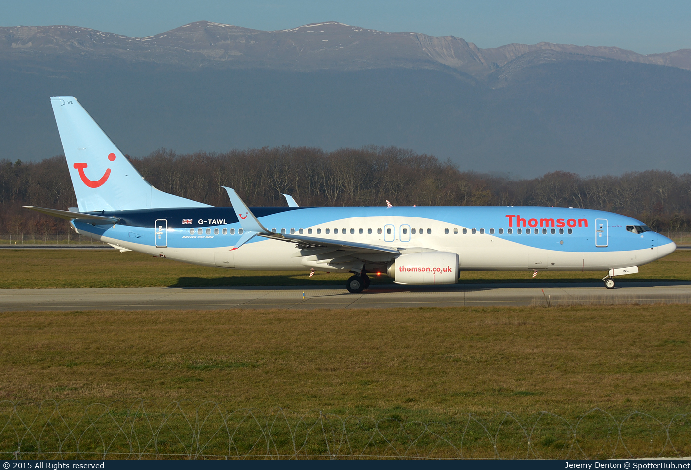 Photo of G-TAWL - Boeing 737-8K5 operated by Thomson Airways