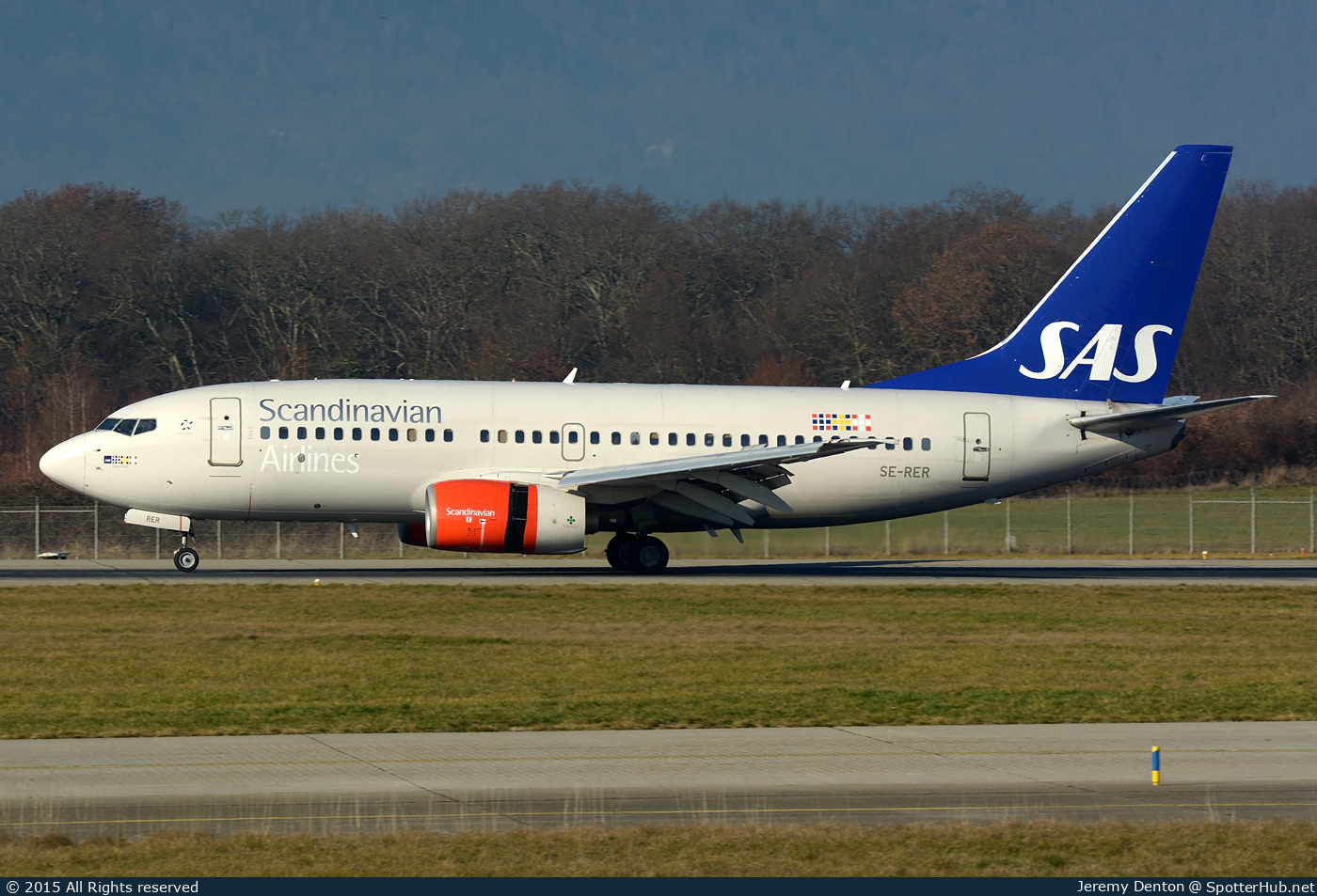 Photo of SE-RER - Boeing 737-7BX operated by SAS Scandinavian Airlines