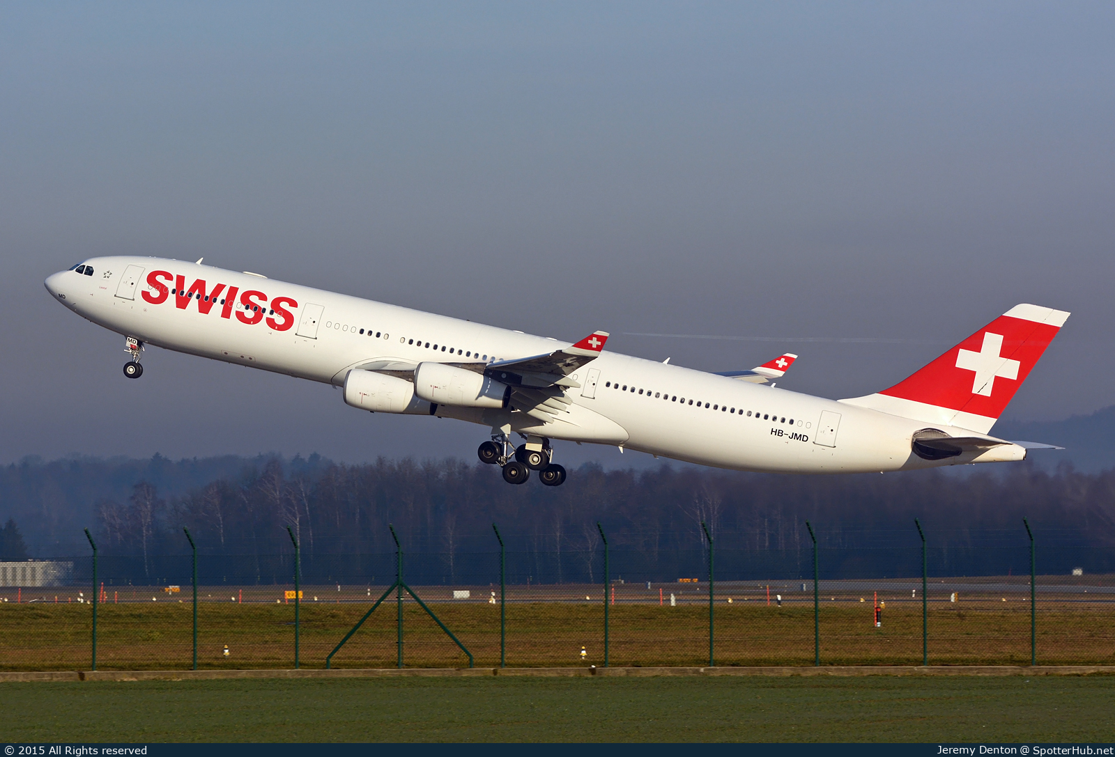 Photo of HB-JMD - Airbus A340-313 operated by Swiss International Air Lines