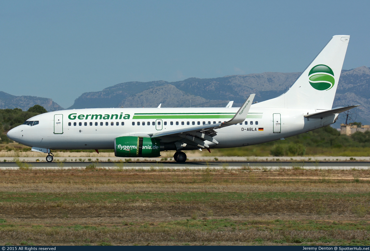 Photo of D-ABLA - Boeing 737-76J operated by Germania