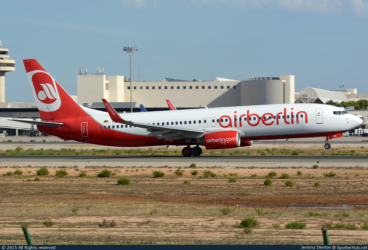Photo of D-ABBK - Boeing 737-8BK operated by Air Berlin