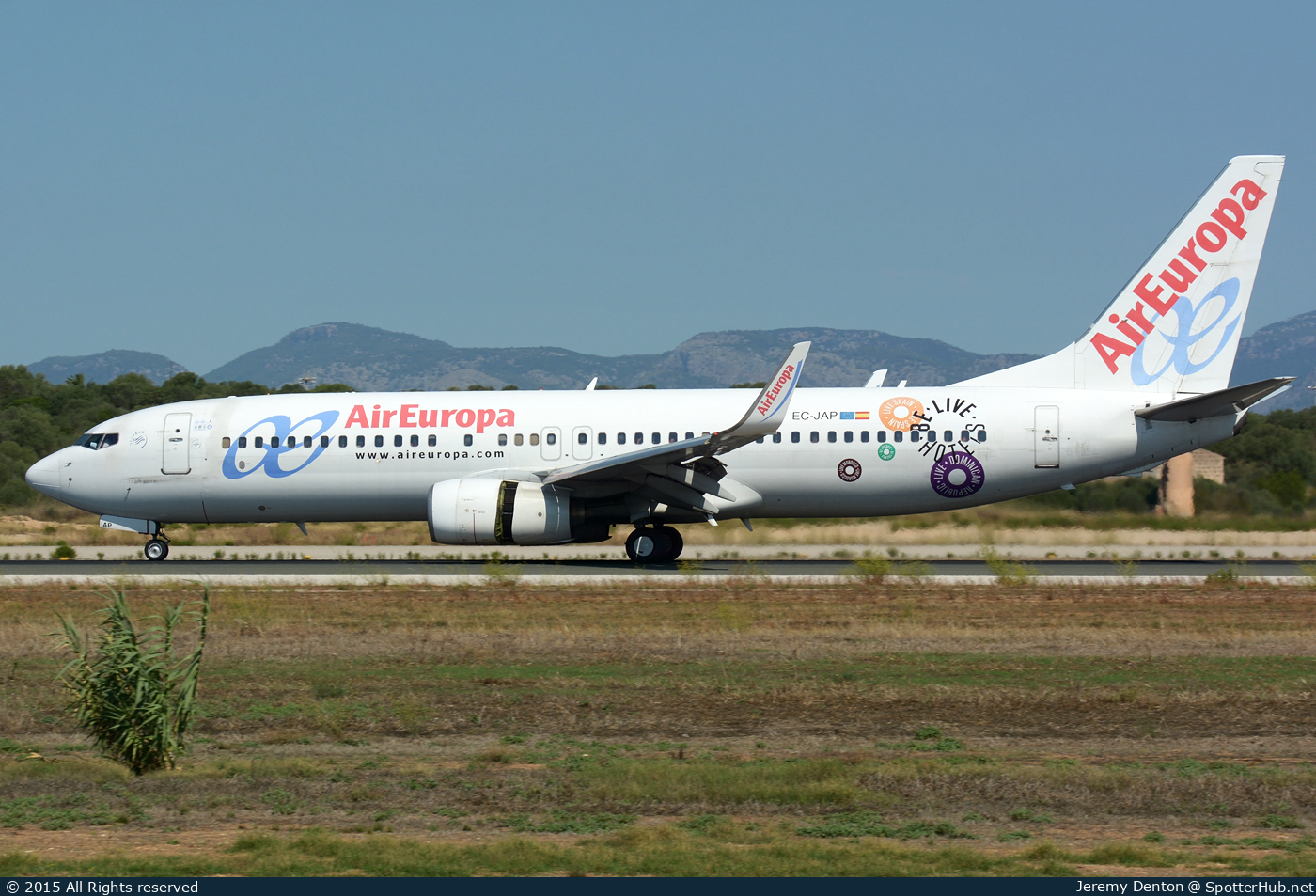 Photo of EC-JAP - Boeing 737-85P operated by Air Europa