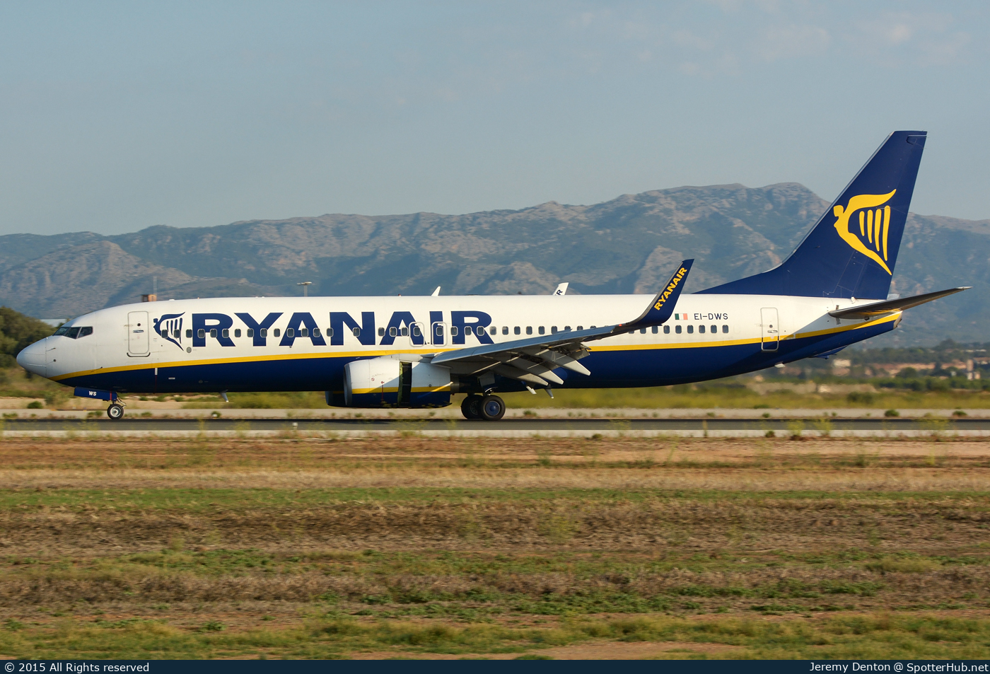 Photo of EI-DWS - Boeing 737-8AS operated by Ryanair