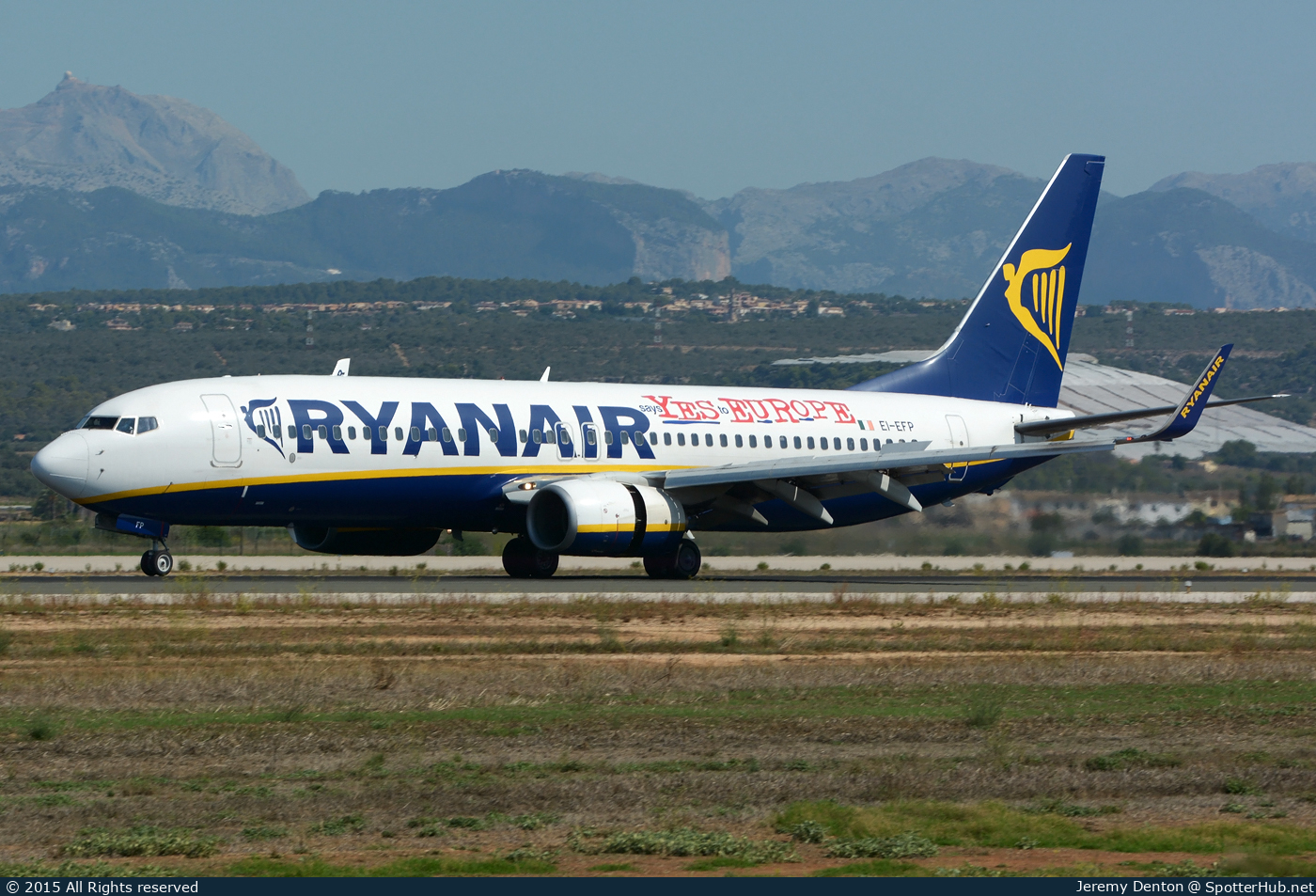 Photo of EI-EFP - Boeing 737-8AS operated by Ryanair