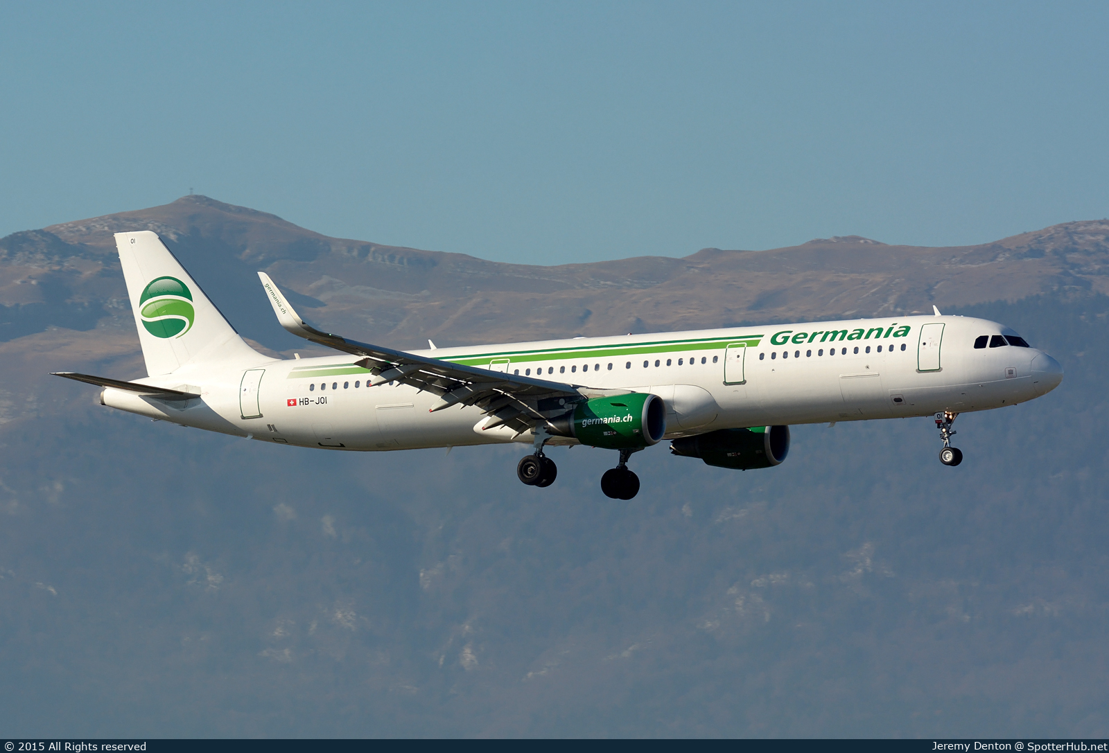 Photo of HB-JOI - Airbus A321-211 operated by Germania Flug