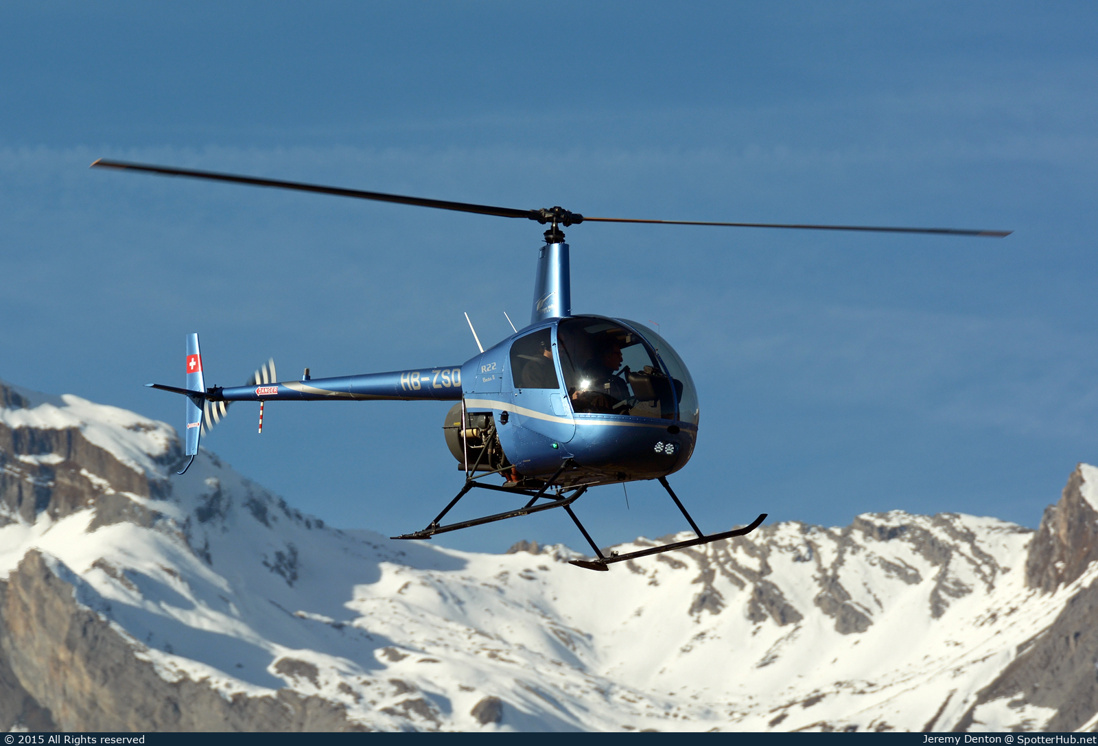 Photo of HB-ZSD - Robinson R22 Beta II operated by Groupe Hélicoptère Sion