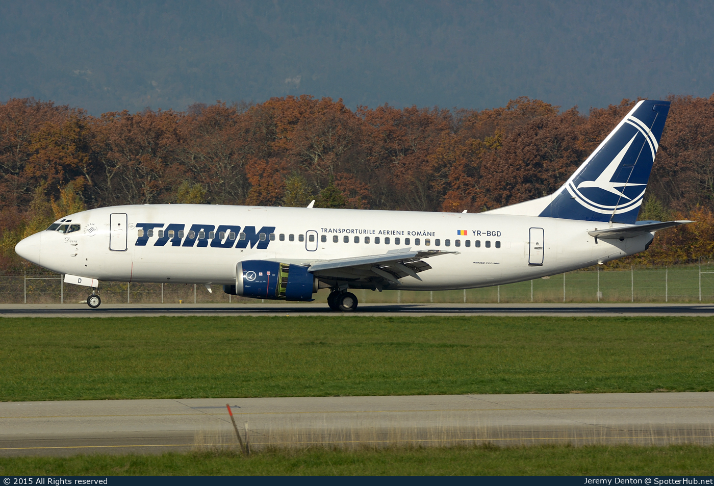 Photo of YR-BGD - Boeing 737-38J operated by Tarom - Romanian Air Transport