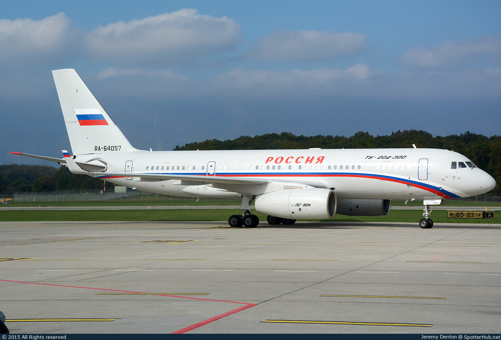 Photo of RA-64057 - Tupolev Tu-204-300 operated by Rossiya Special Flight Detachment