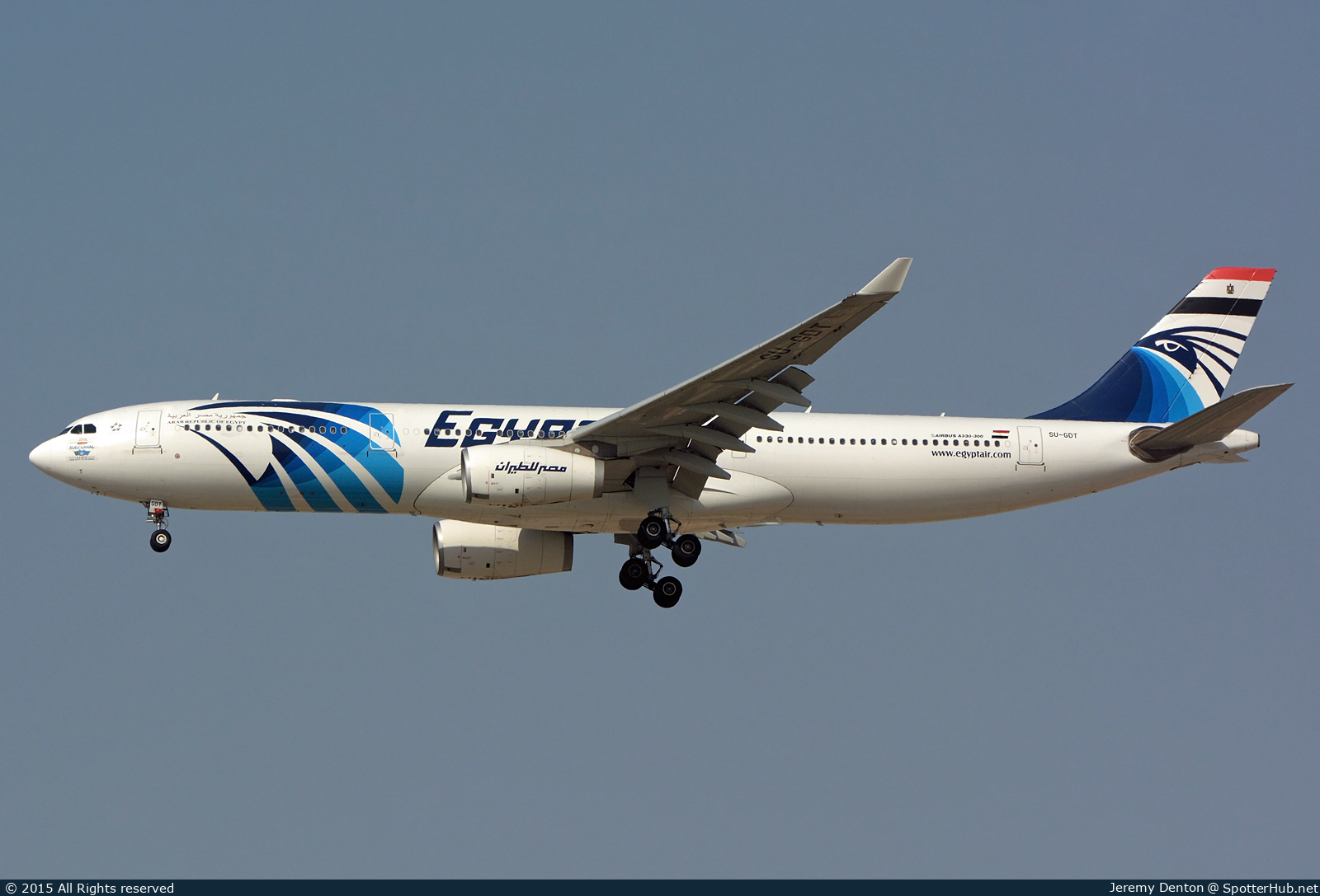 Photo of SU-GDT - Airbus A330-343 operated by Egyptair