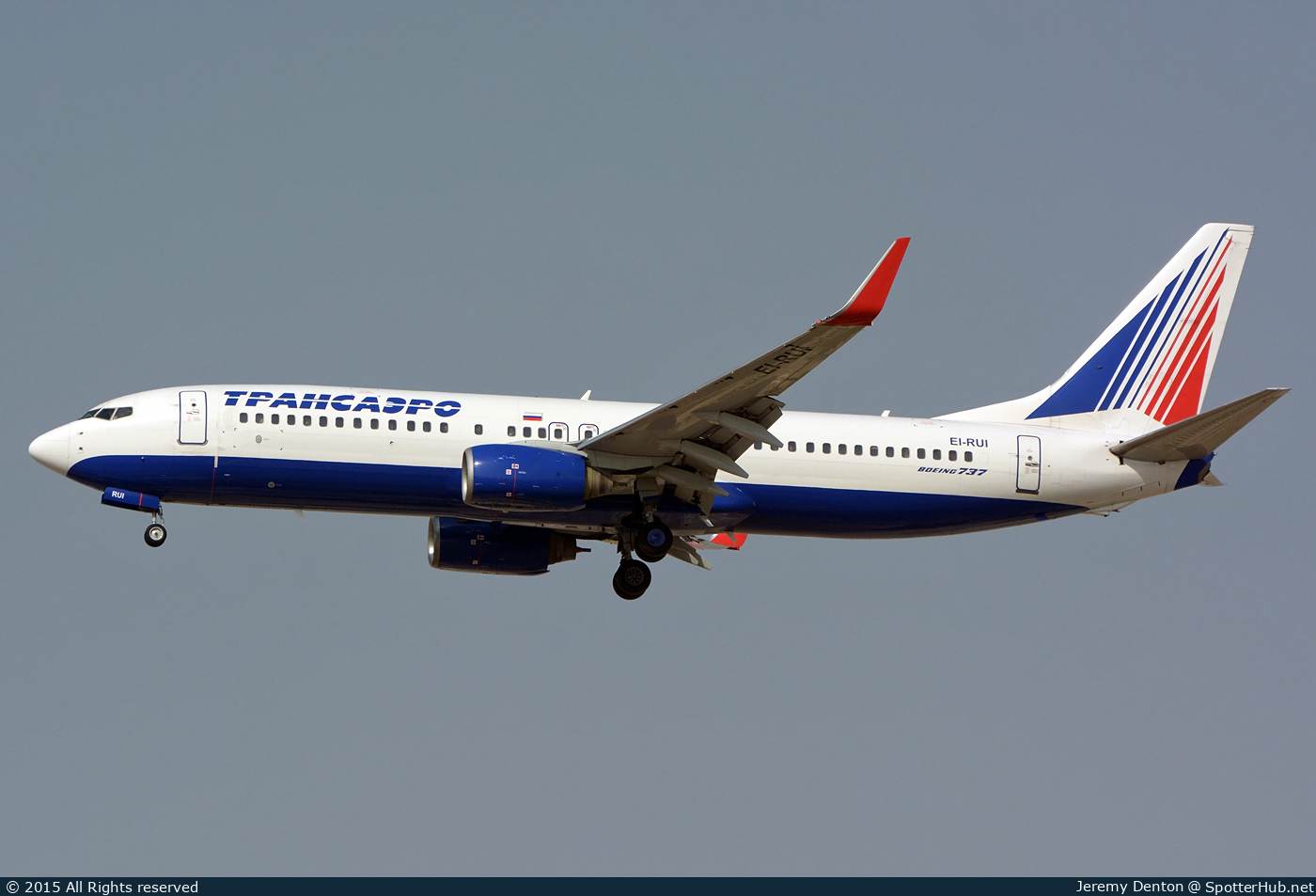 Photo of EI-RUI - Boeing 737-85P operated by Transaero