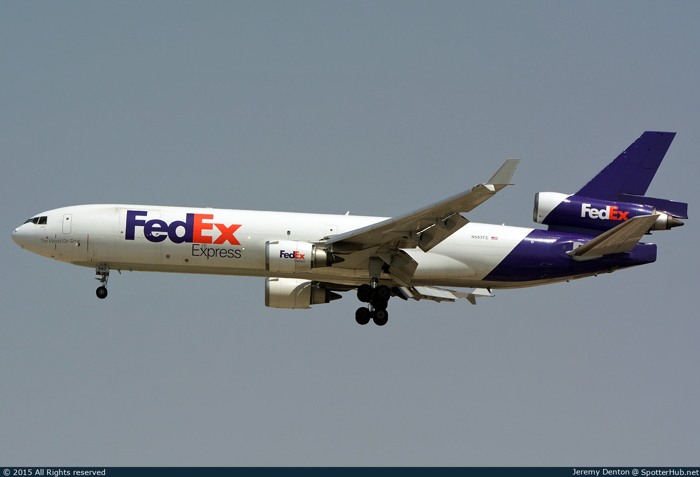 Photo of N587FE - McDonnell Douglas MD-11(F) operated by FedEx