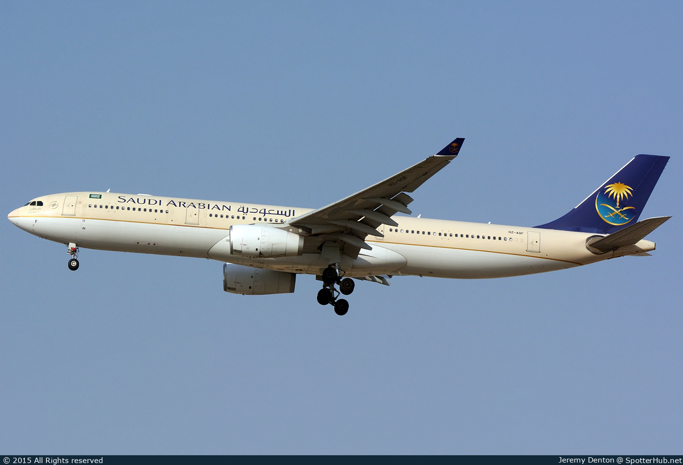 Photo of HZ-AQF - Airbus A330-343 operated by Saudi Arabian Airlines