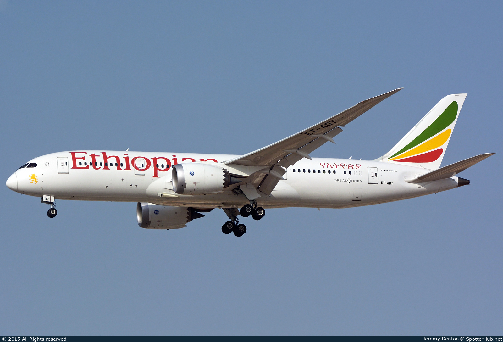 Photo of ET-AOT - Boeing 787-8 Dreamliner operated by Ethiopian Airlines