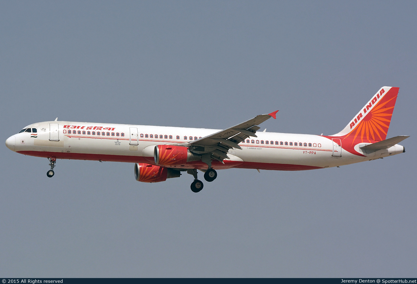 Photo of VT-PPA - Airbus A321-211 operated by Air India