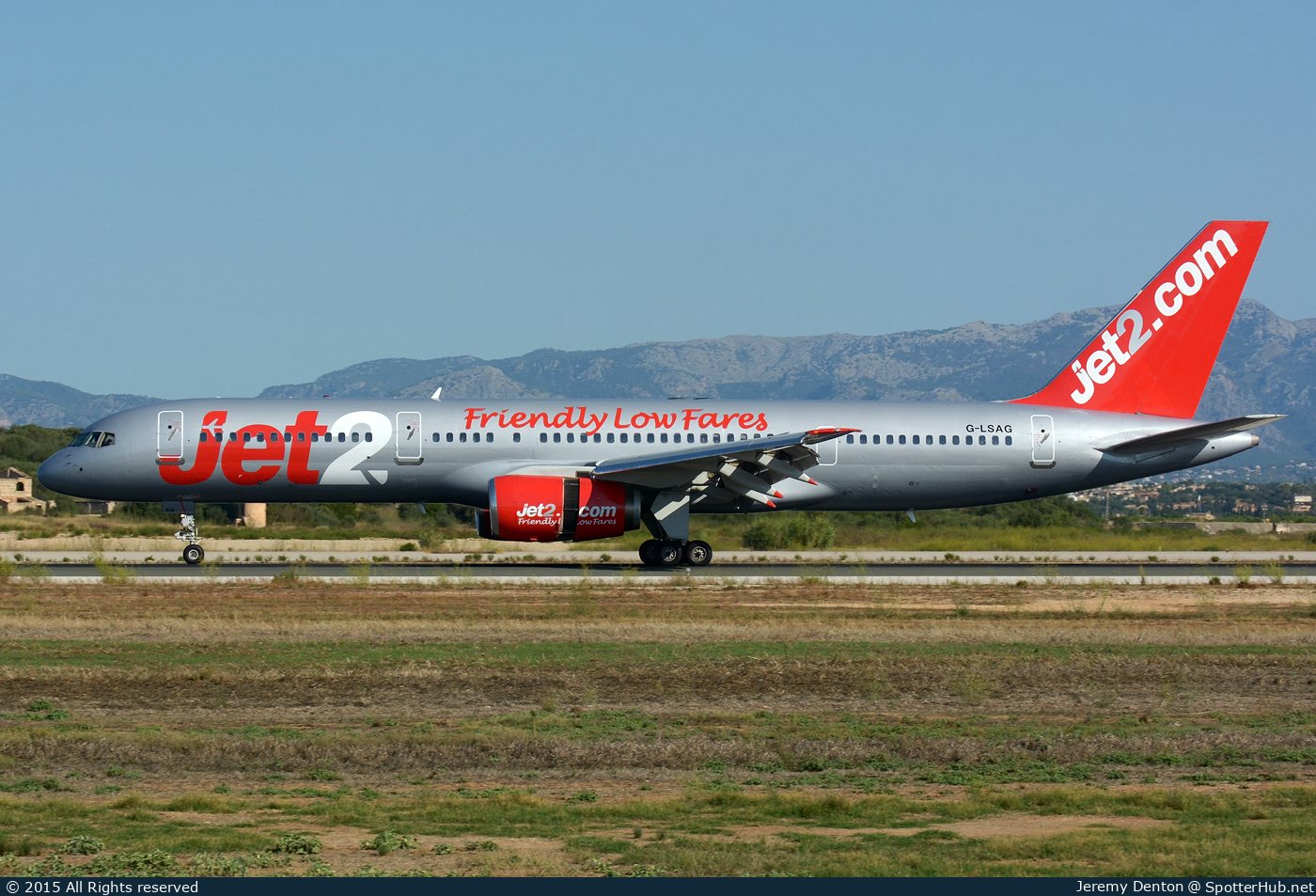 Photo of G-LSAG - Boeing 757-21B operated by Jet2