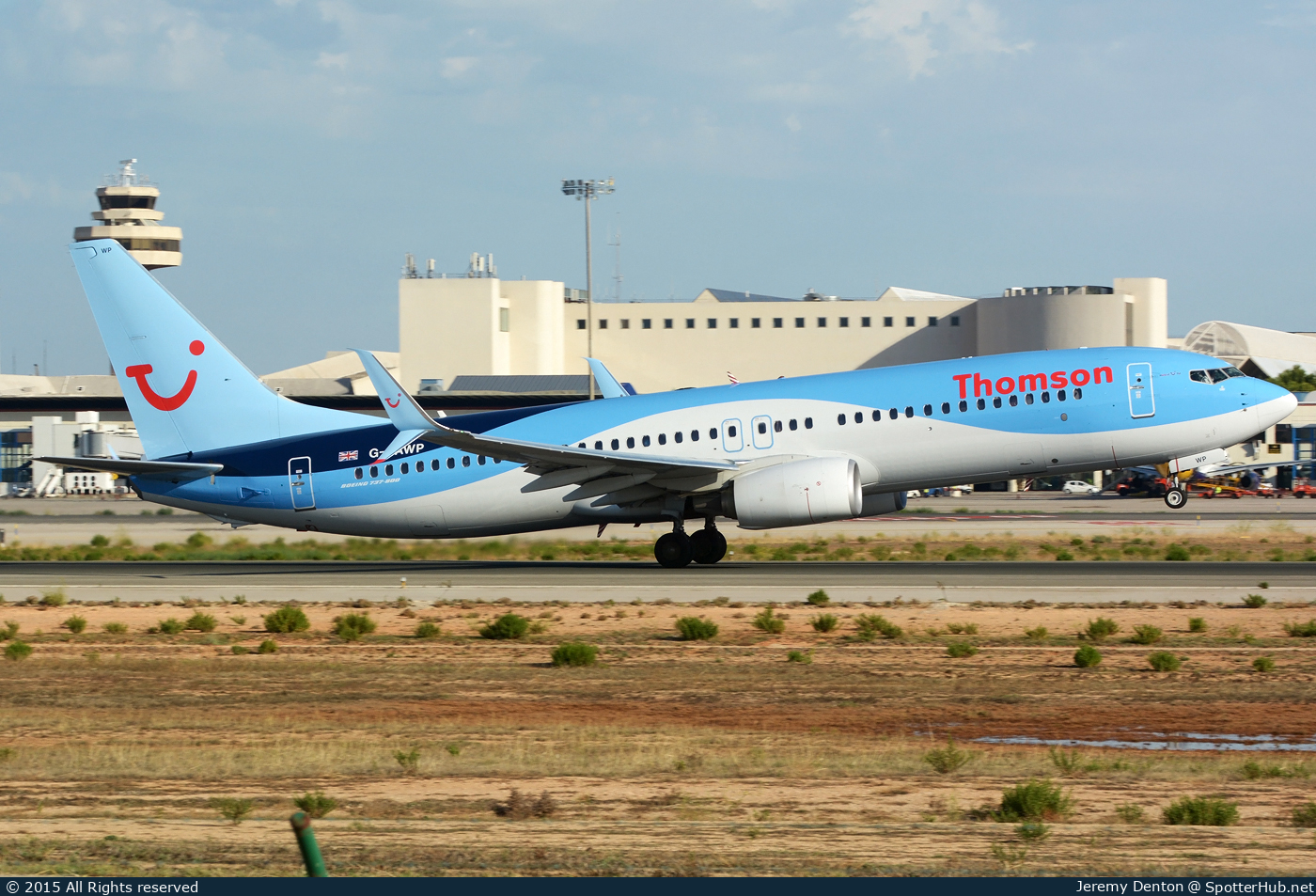 Photo of G-TAWP - Boeing 737-8K5 operated by Thomson Airways