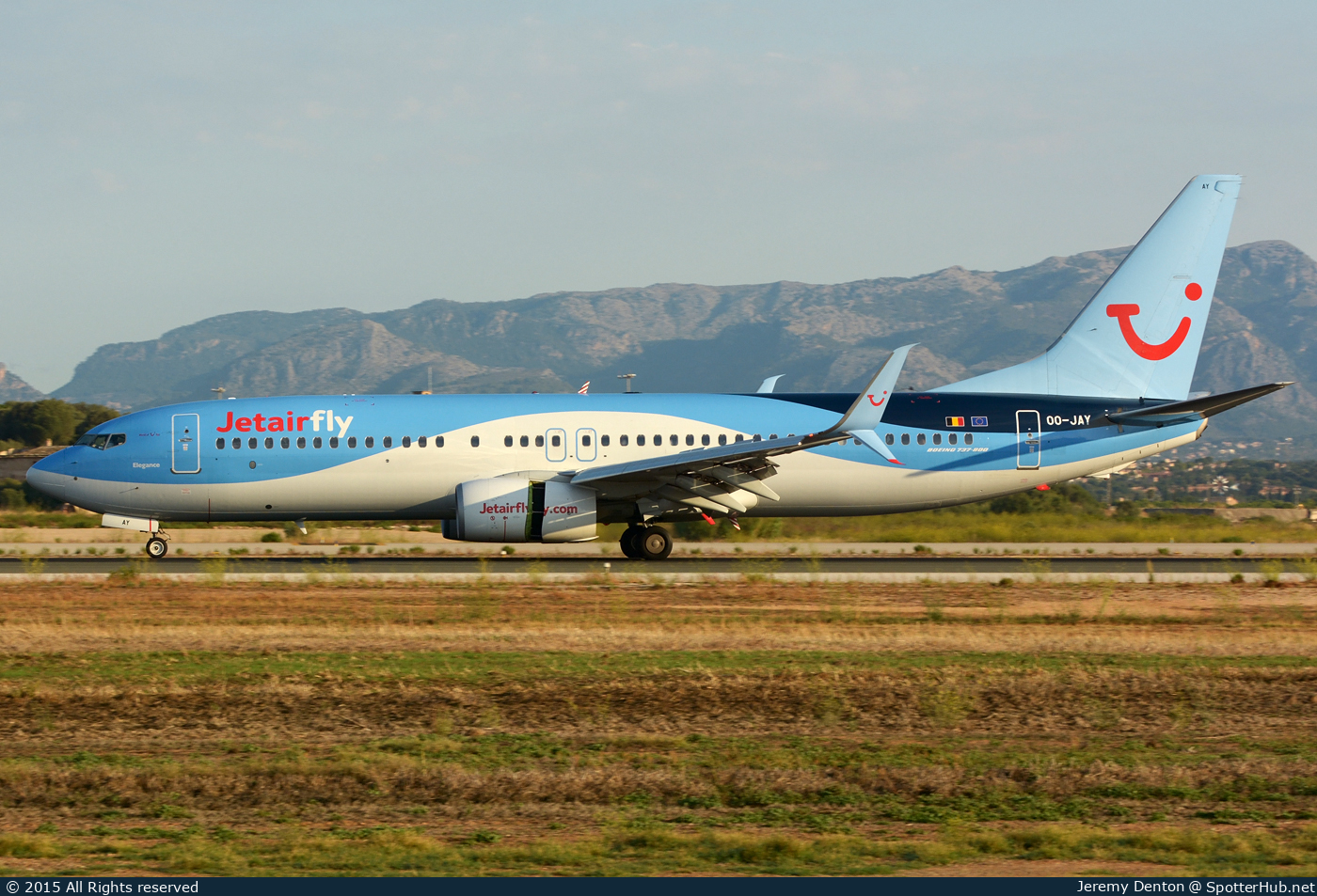 Photo of OO-JAY - Boeing 737-8K5 operated by Jetairfly