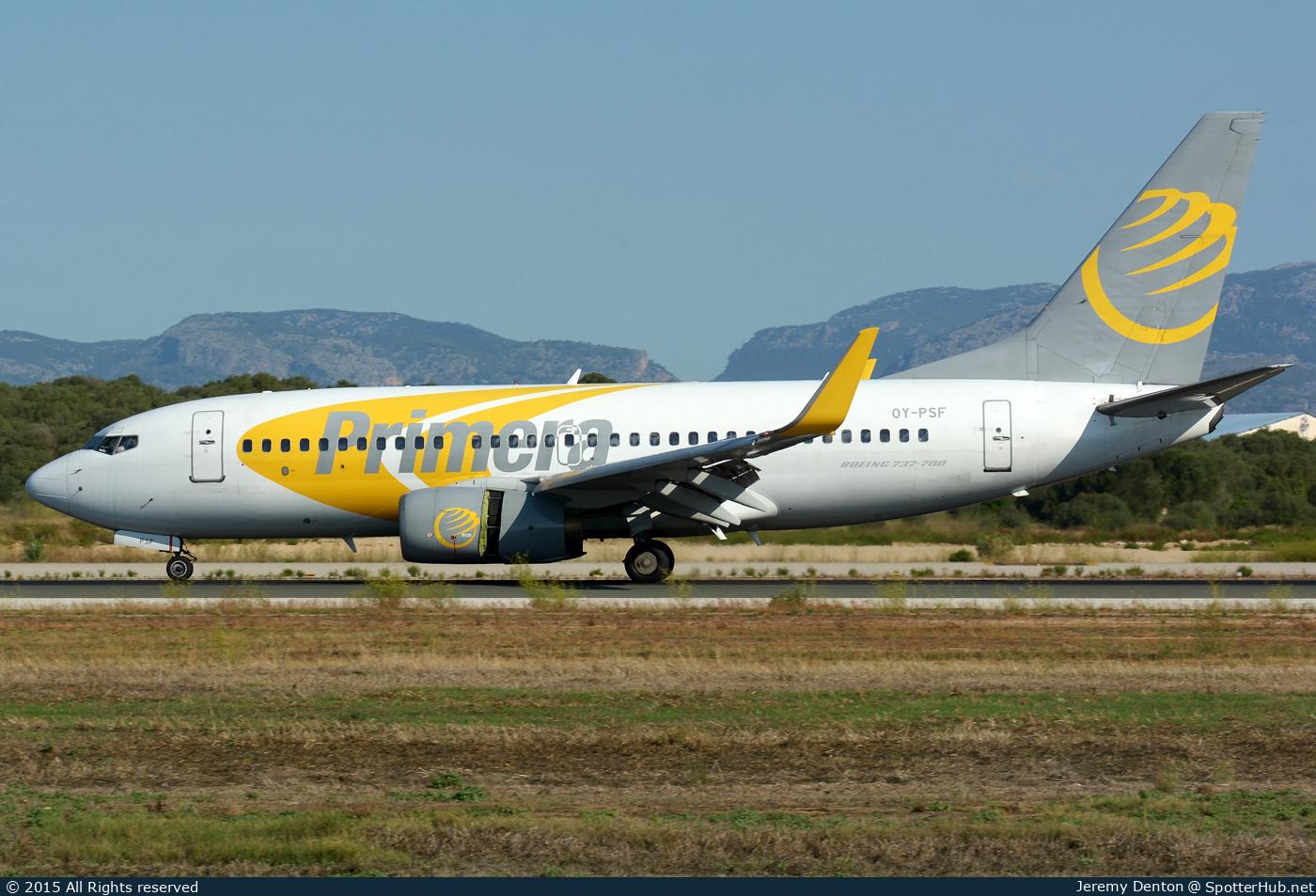 Photo of OY-PSF - Boeing 737-7Q8 operated by Primera Air Scandinavia
