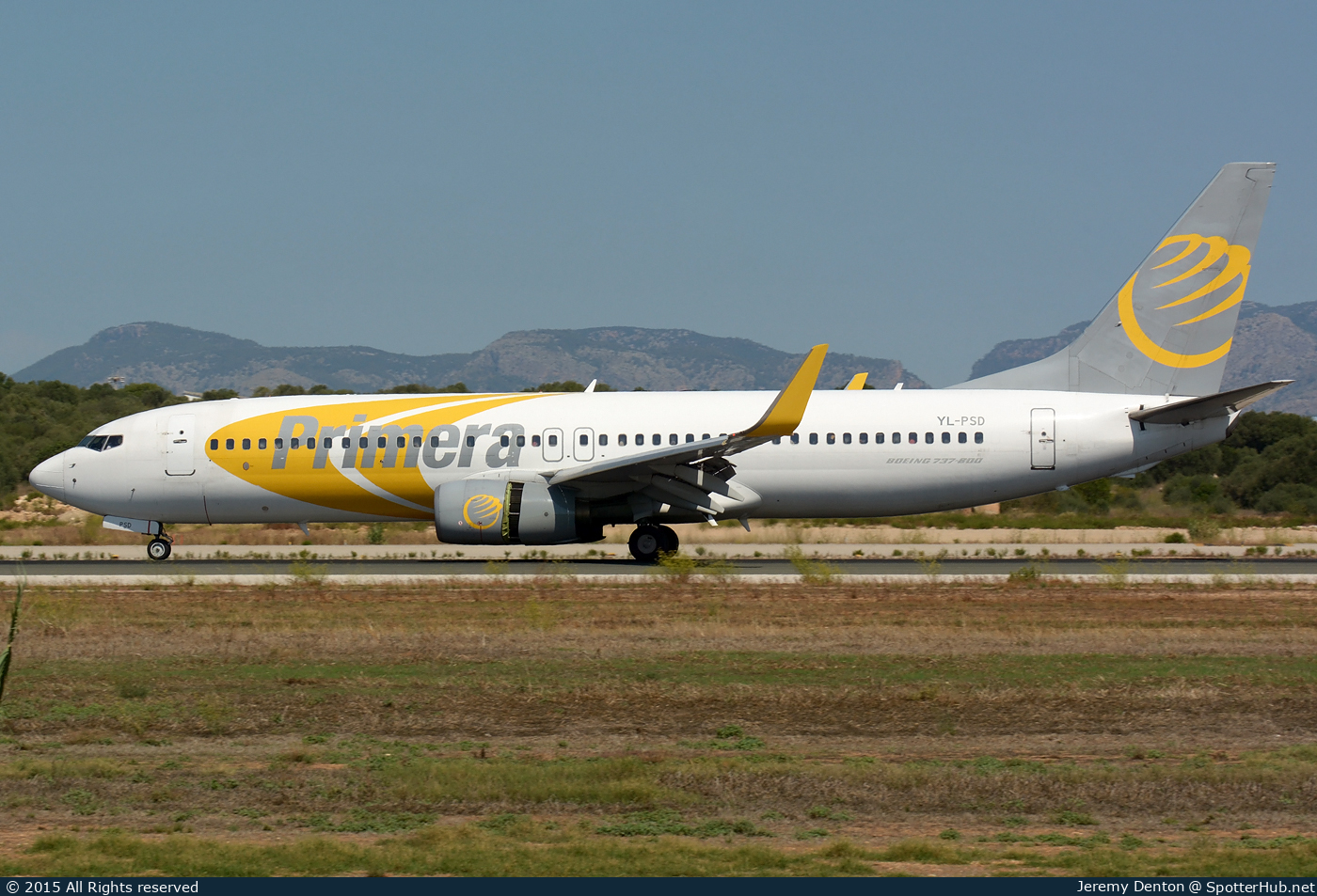 Photo of YL-PSD - Boeing 737-86N operated by Primera Air Nordic