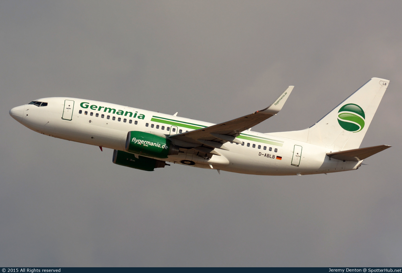 Photo of D-ABLB - Boeing 737-76J operated by Germania