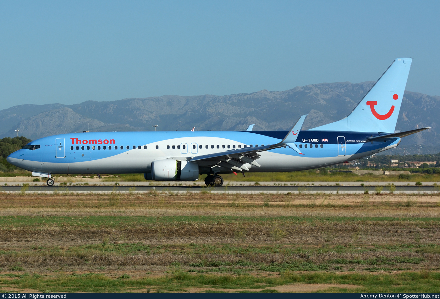 Photo of G-TAWD - Boeing 737-8K5 operated by Thomson Airways