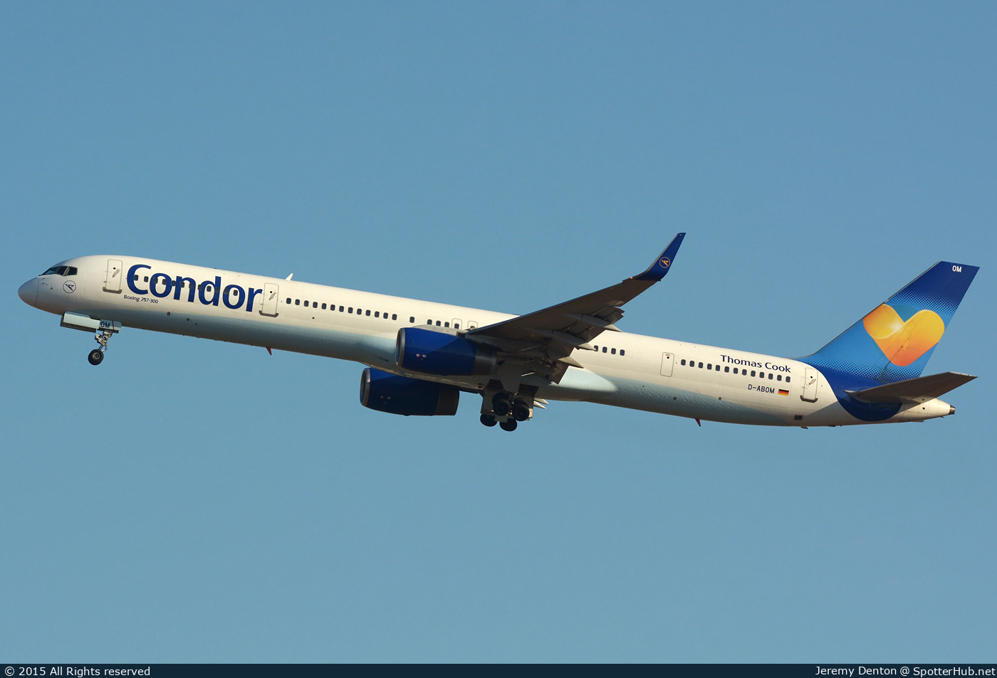 Photo of D-ABOM - Boeing 757-330 operated by Condor