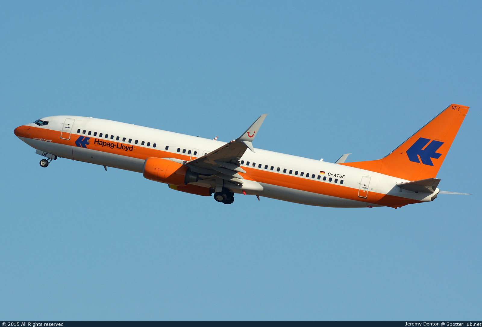 Photo of D-ATUF - Boeing 737-8K5 operated by TUIfly