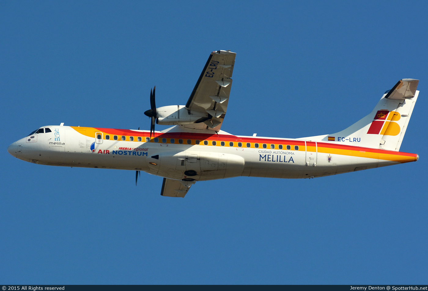 Photo of EC-LRU - ATR 72-600 operated by Iberia Regional (opb Air Nostrum)