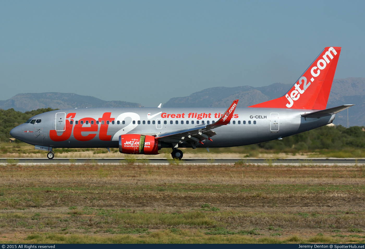 Photo of G-CELH - Boeing 737-330 operated by Jet2