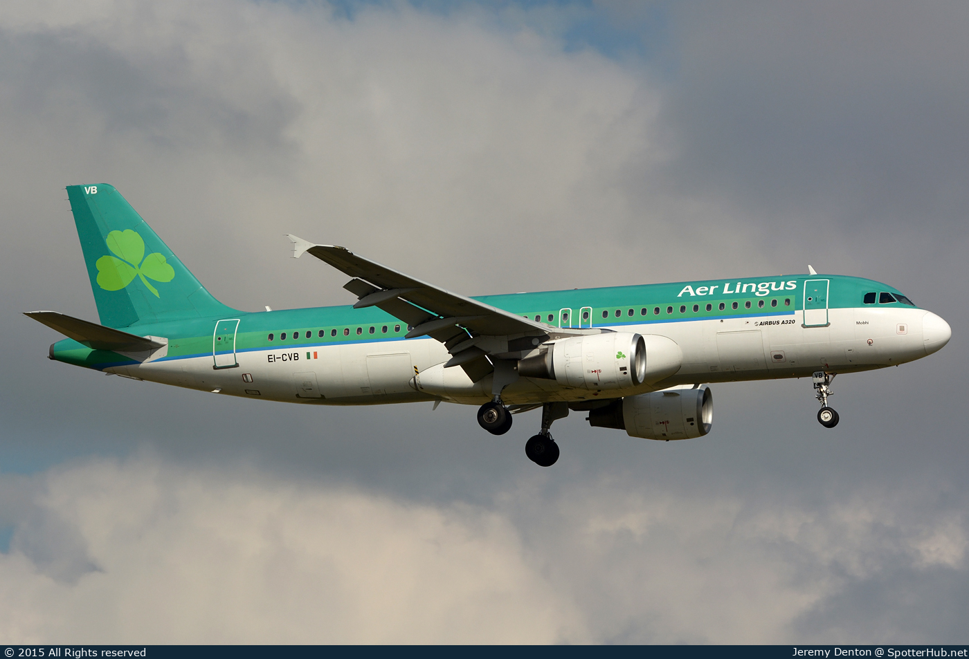 Photo of EI-CVB - Airbus A320-214 operated by Aer Lingus