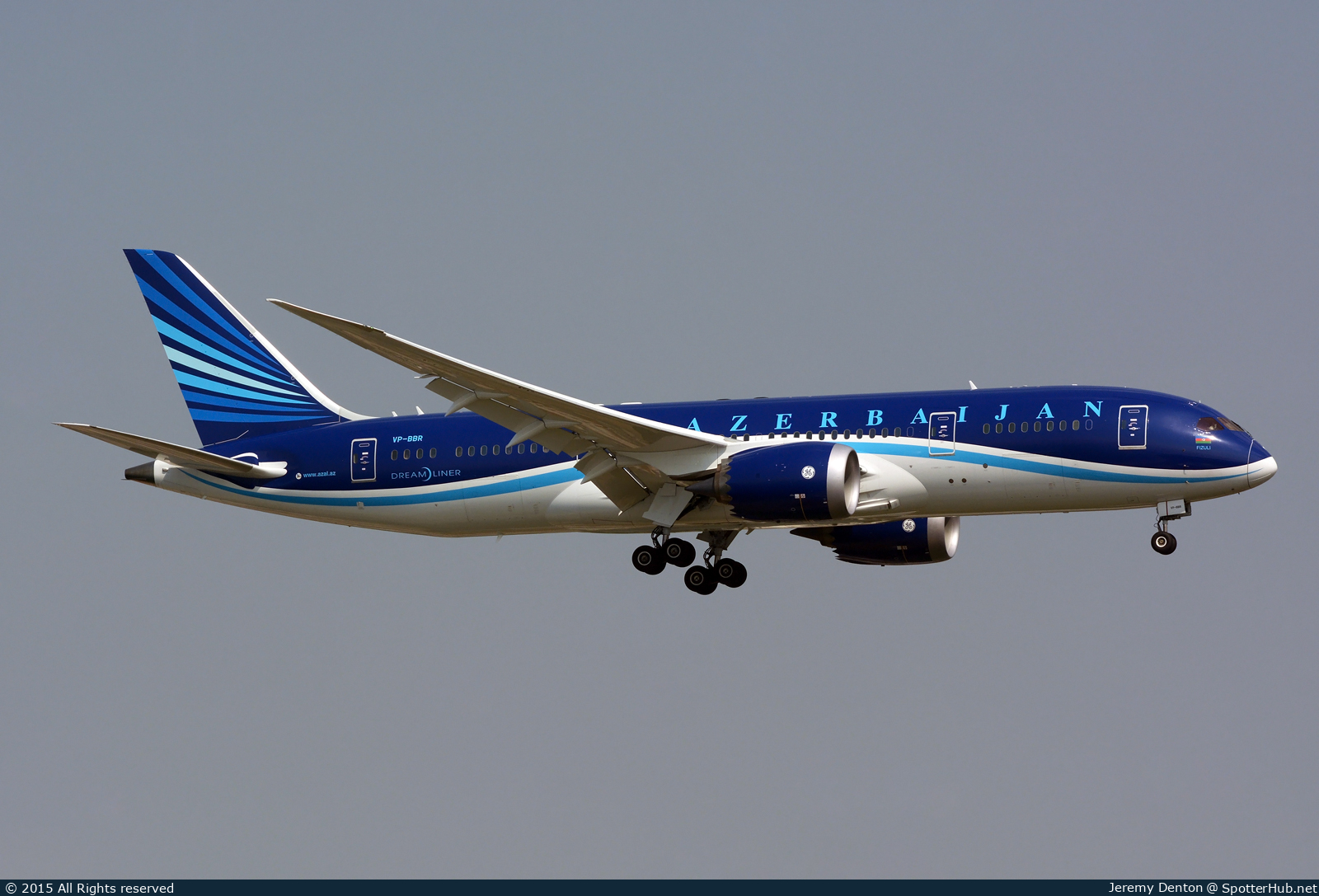 Photo of VP-BBR - Boeing 787-8 Dreamliner operated by Azerbaijan Airlines