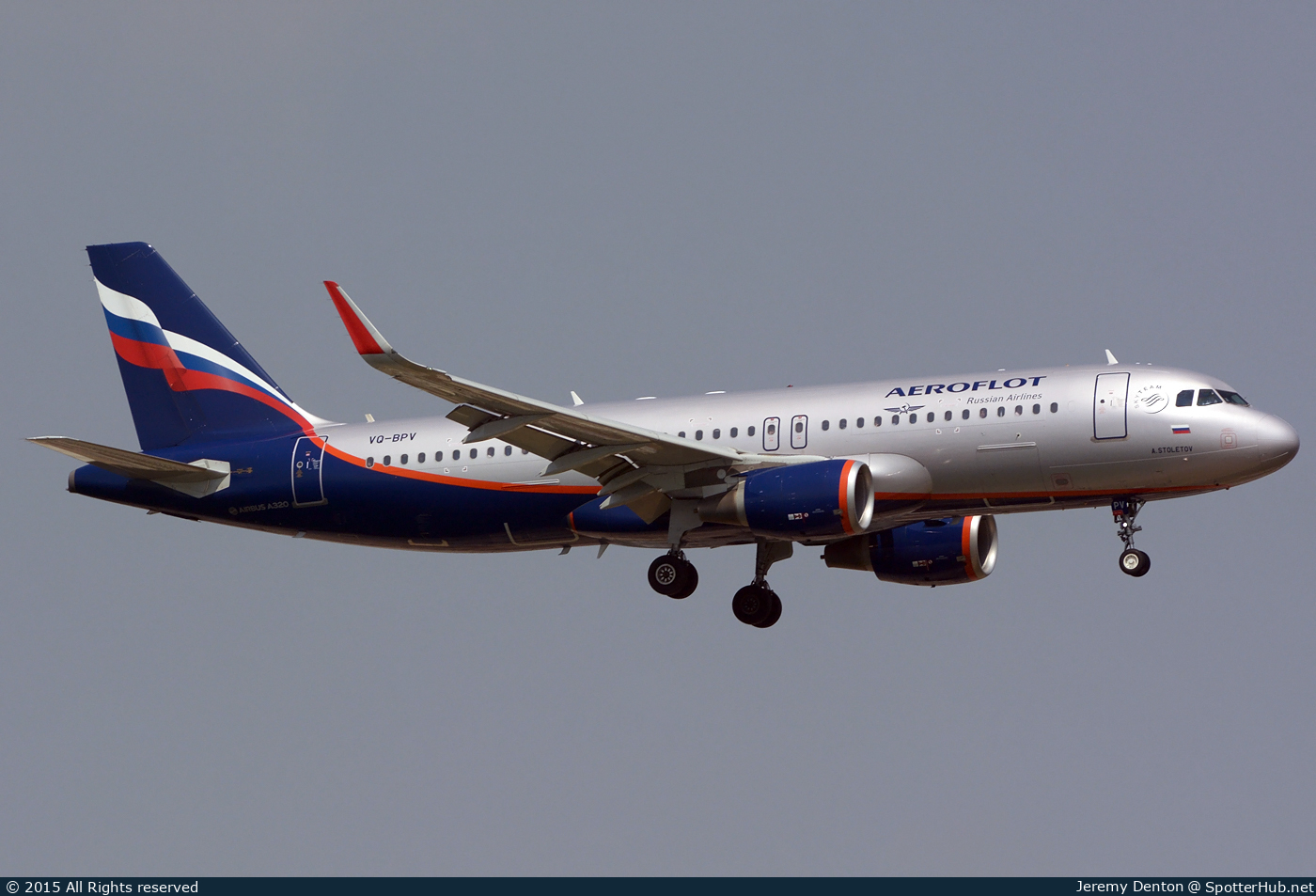 Photo of VQ-BPV - Airbus A320-214 operated by Aeroflot
