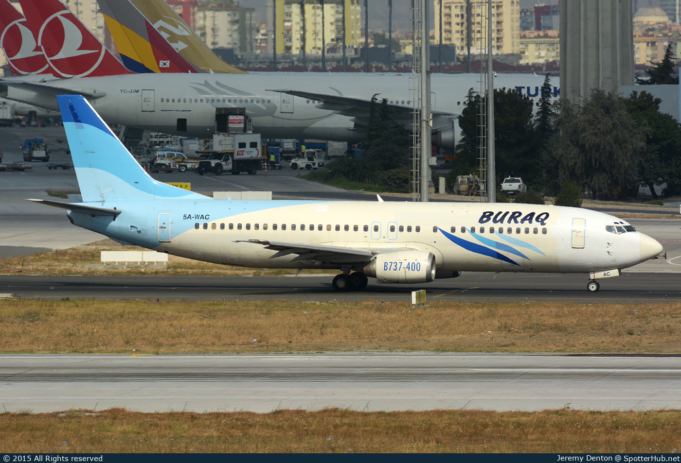 Photo of 5A-WAC - Boeing 737-4B6 operated by Buraq Air