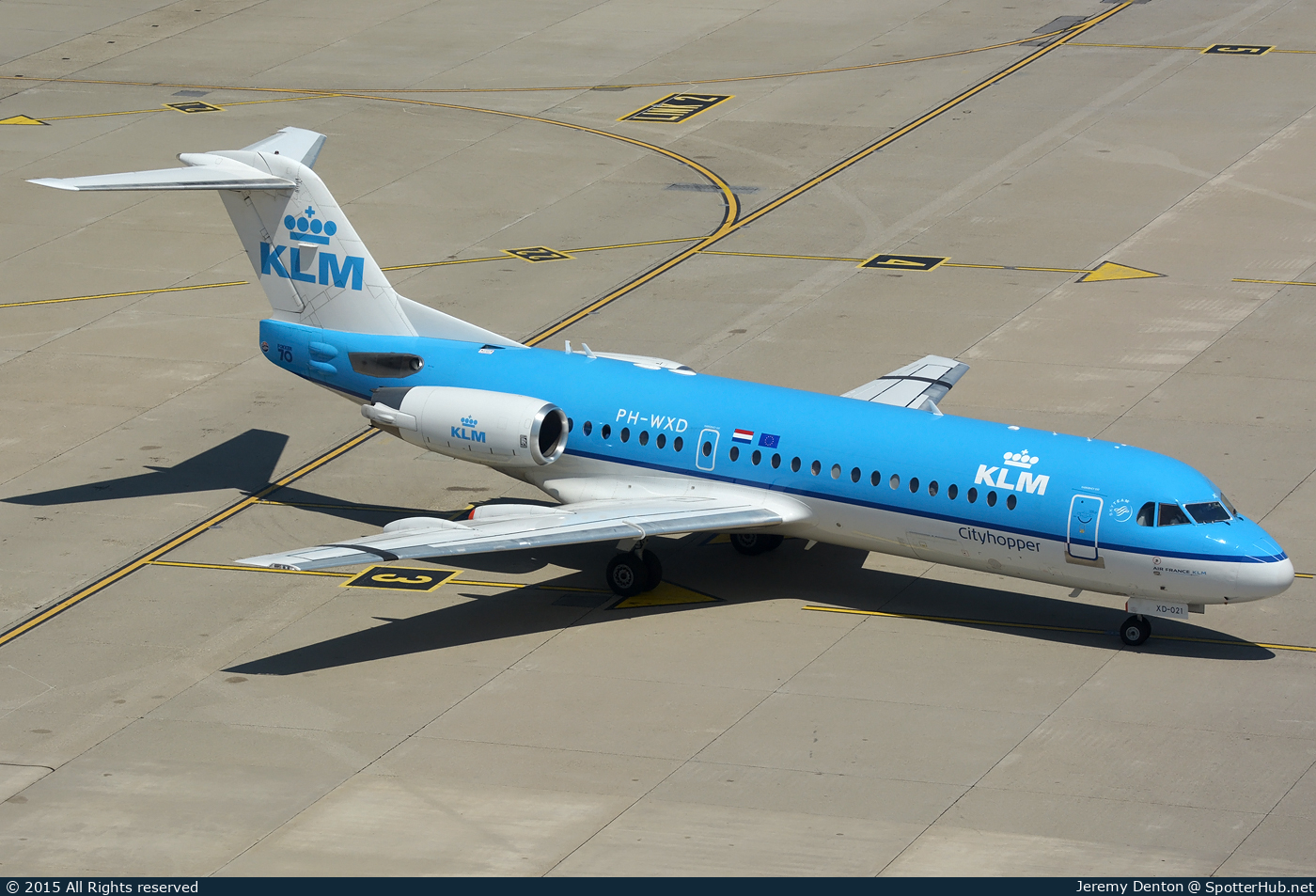 Photo of PH-WXD - Fokker 70 operated by KLM Cityhopper