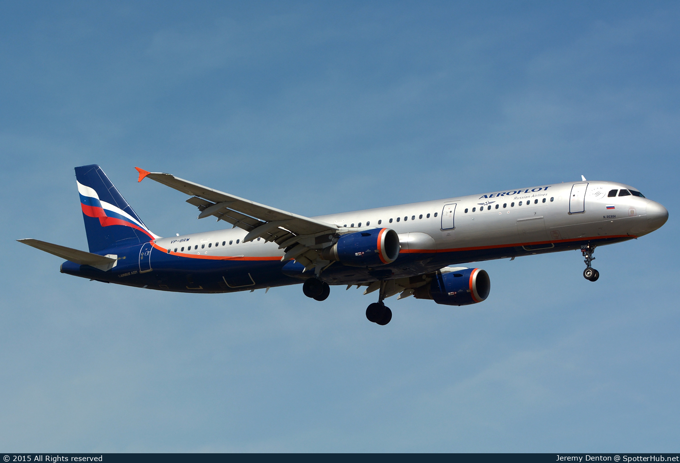 Photo of VP-BRW - Airbus A321-211 operated by Aeroflot