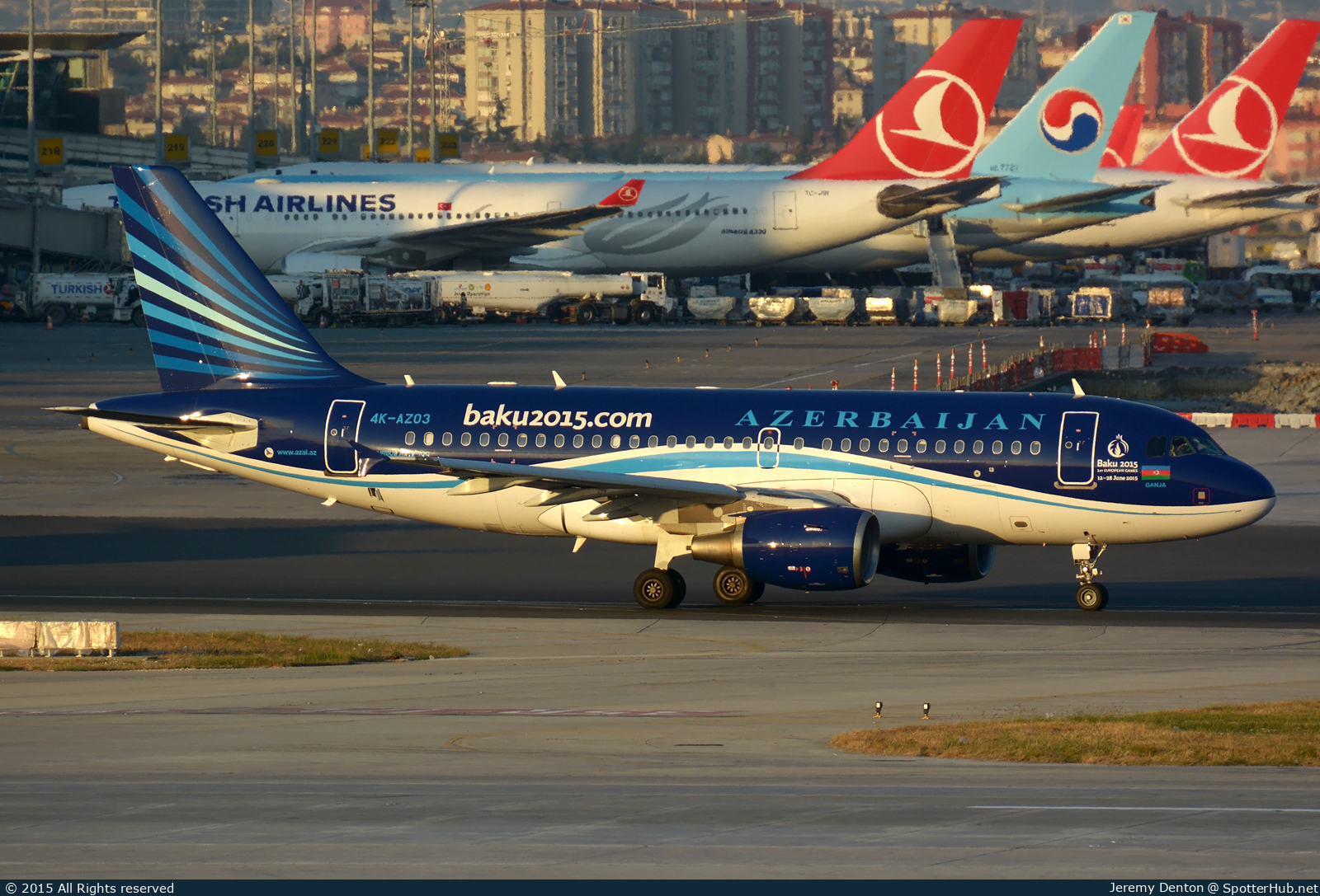 Photo of 4K-AZ03 - Airbus A319-111 operated by Azerbaijan Airlines