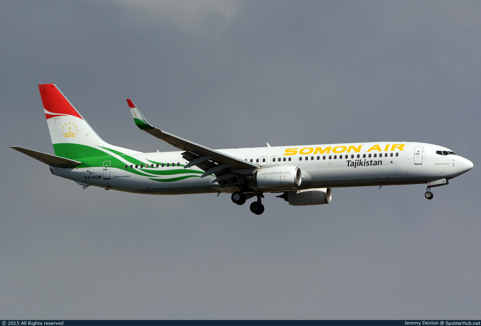 Photo of P4-SOM - Boeing 737-93Y(ER) operated by Somon Air