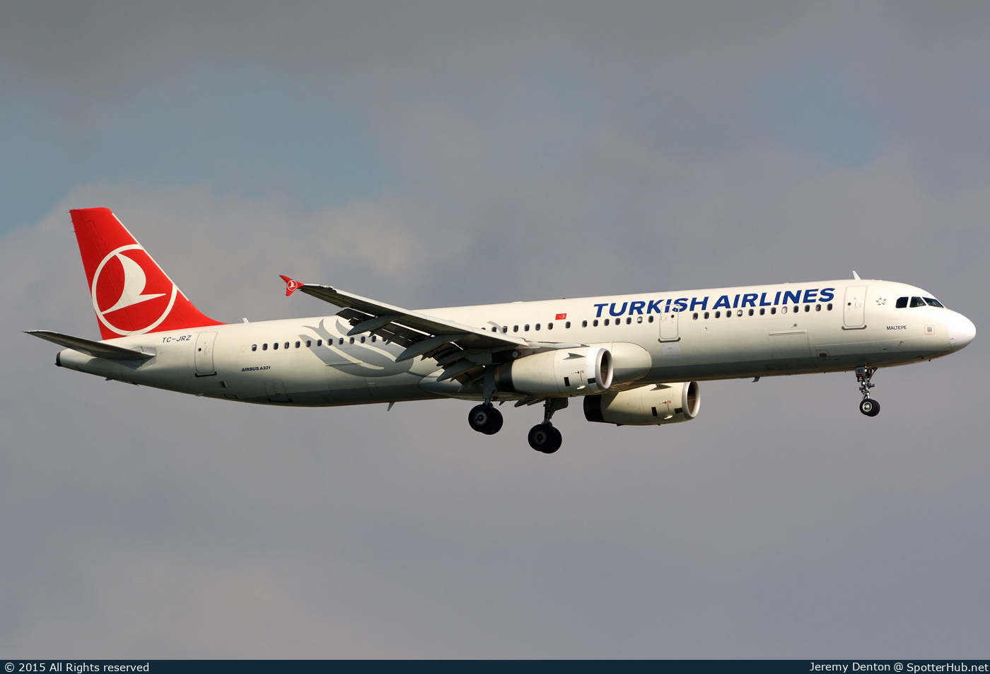 Photo of TC-JRZ - Airbus A321-231 operated by Turkish Airlines