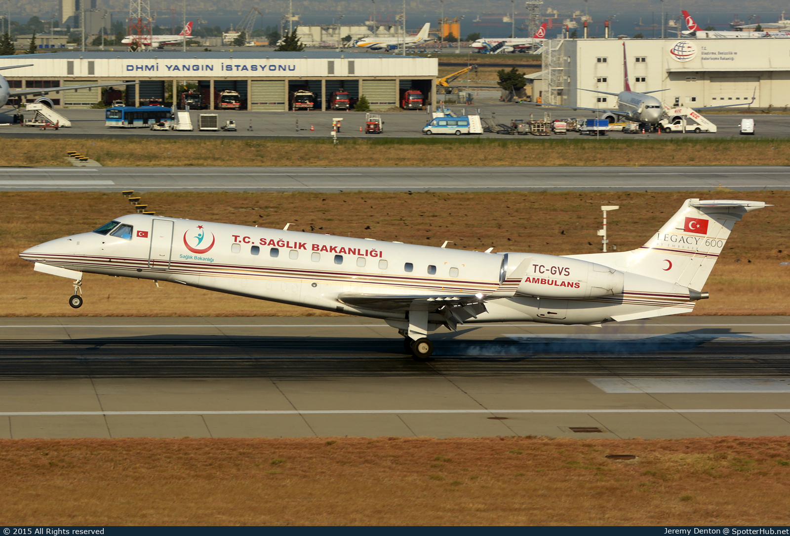 Photo of TC-GVS - Embraer Legacy 600 operated by Republic of Turkey Ministry of Health - T.C. Sağlık Bakanlığı