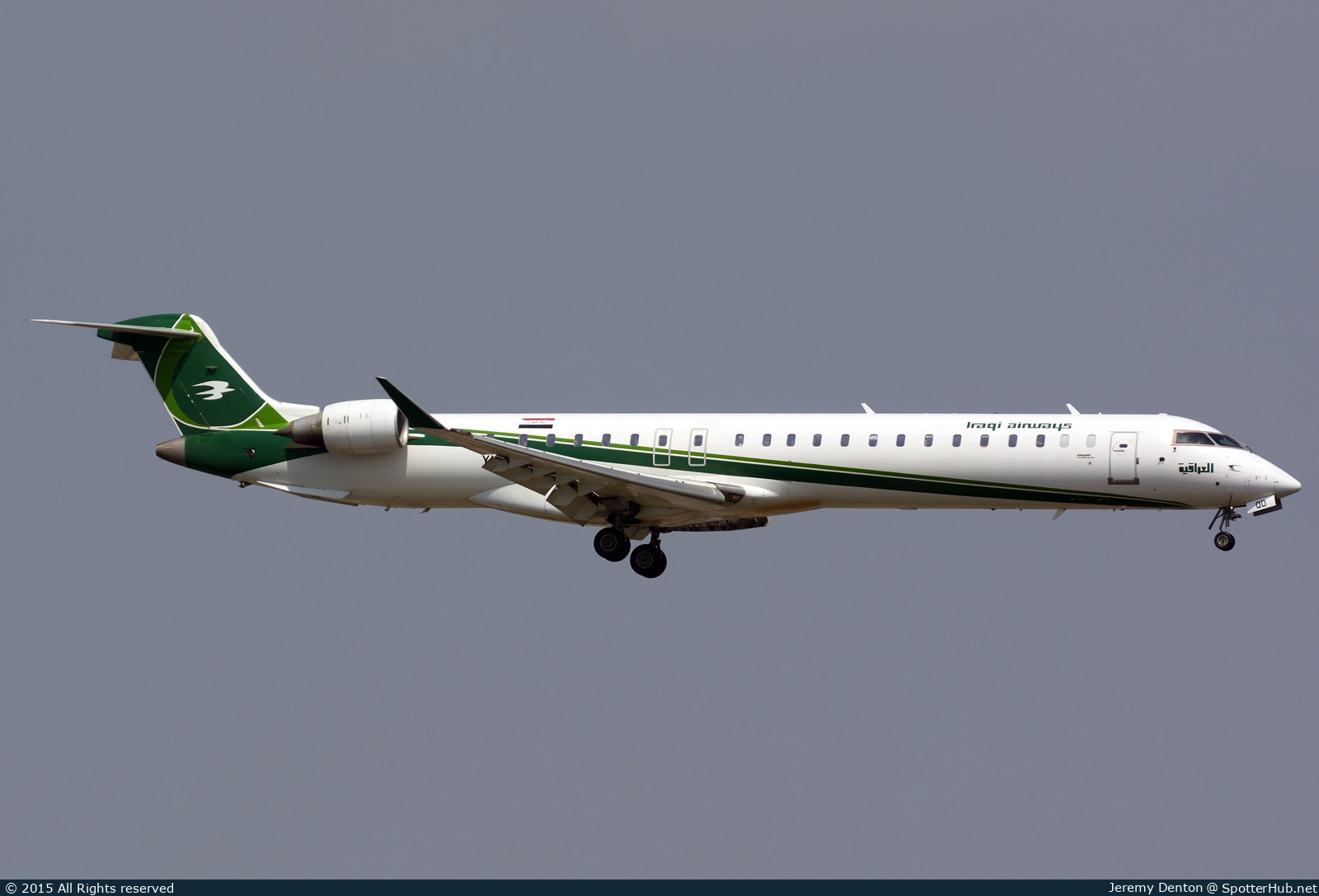 Photo of YI-AQD - Bombardier CRJ-900LR operated by Iraqi Airways
