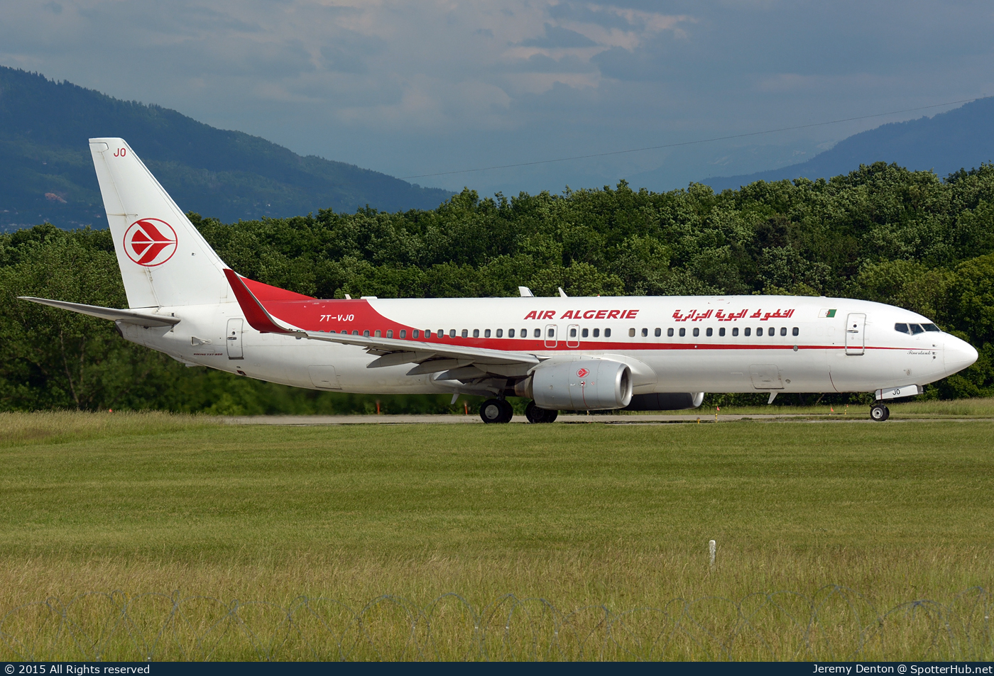 Photo of 7T-VJO - Boeing 737-8D6 operated by Air Algérie
