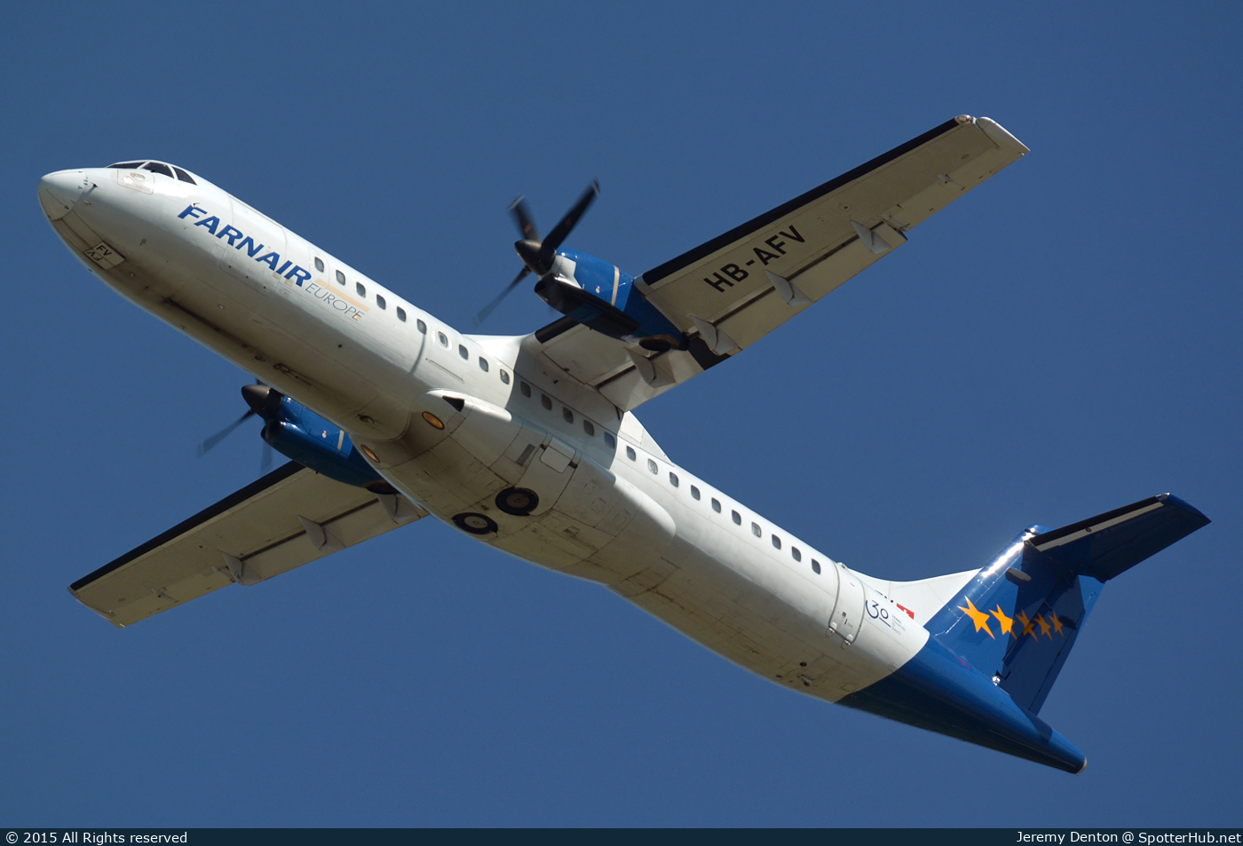 Photo of HB-AFV - ATR 72-202(F) operated by Farnair Switzerland