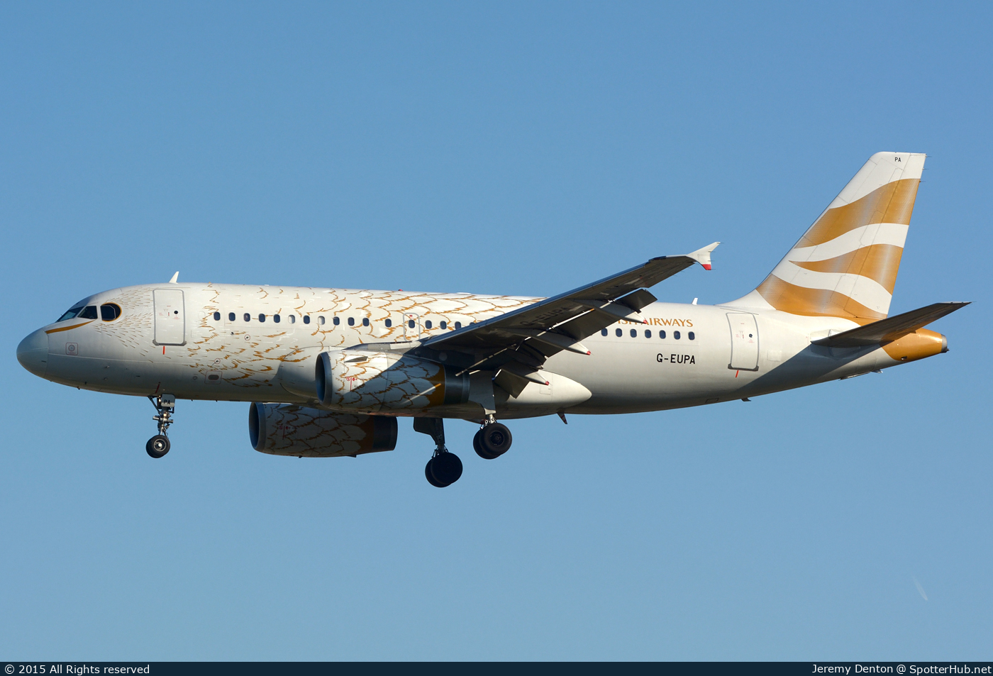 Photo of G-EUPA - Airbus A319-131 operated by British Airways