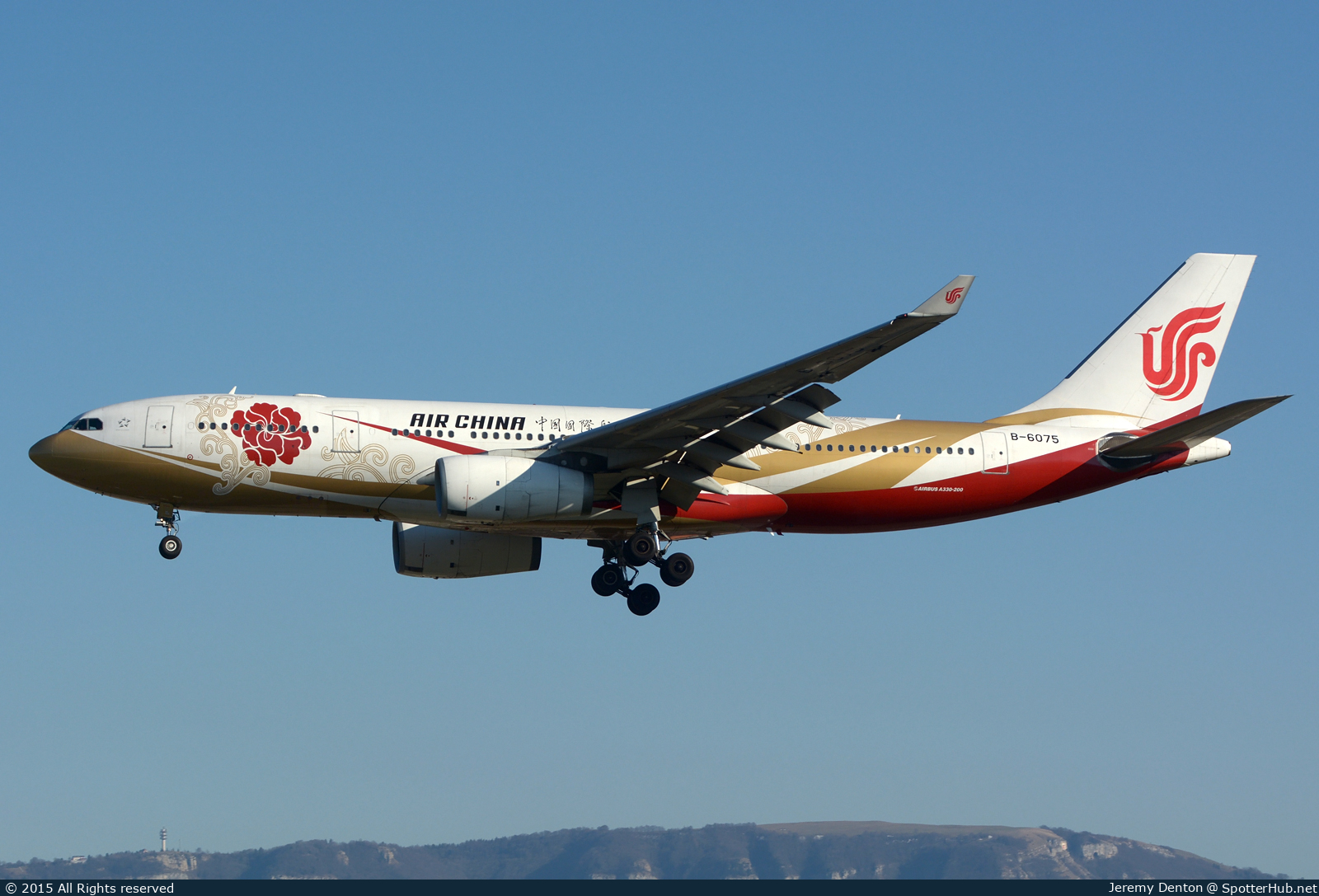 Photo of B-6075 - Airbus A330-243 operated by Air China